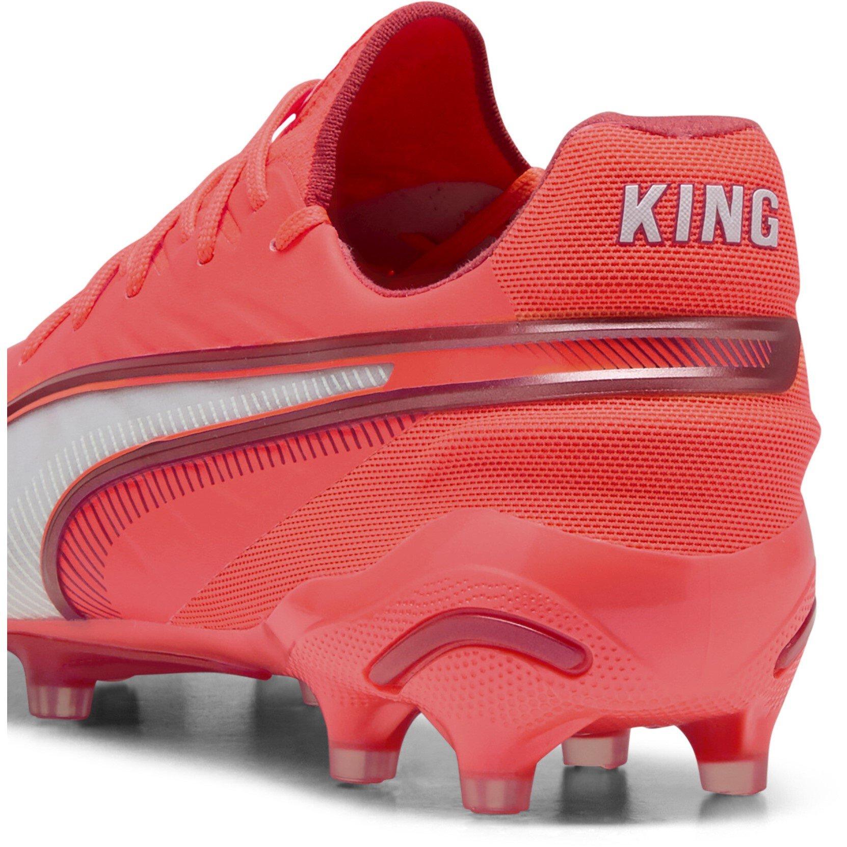 Red/White - Puma - Mens PUMA King Ultimate Firm Ground Football Boots - 5