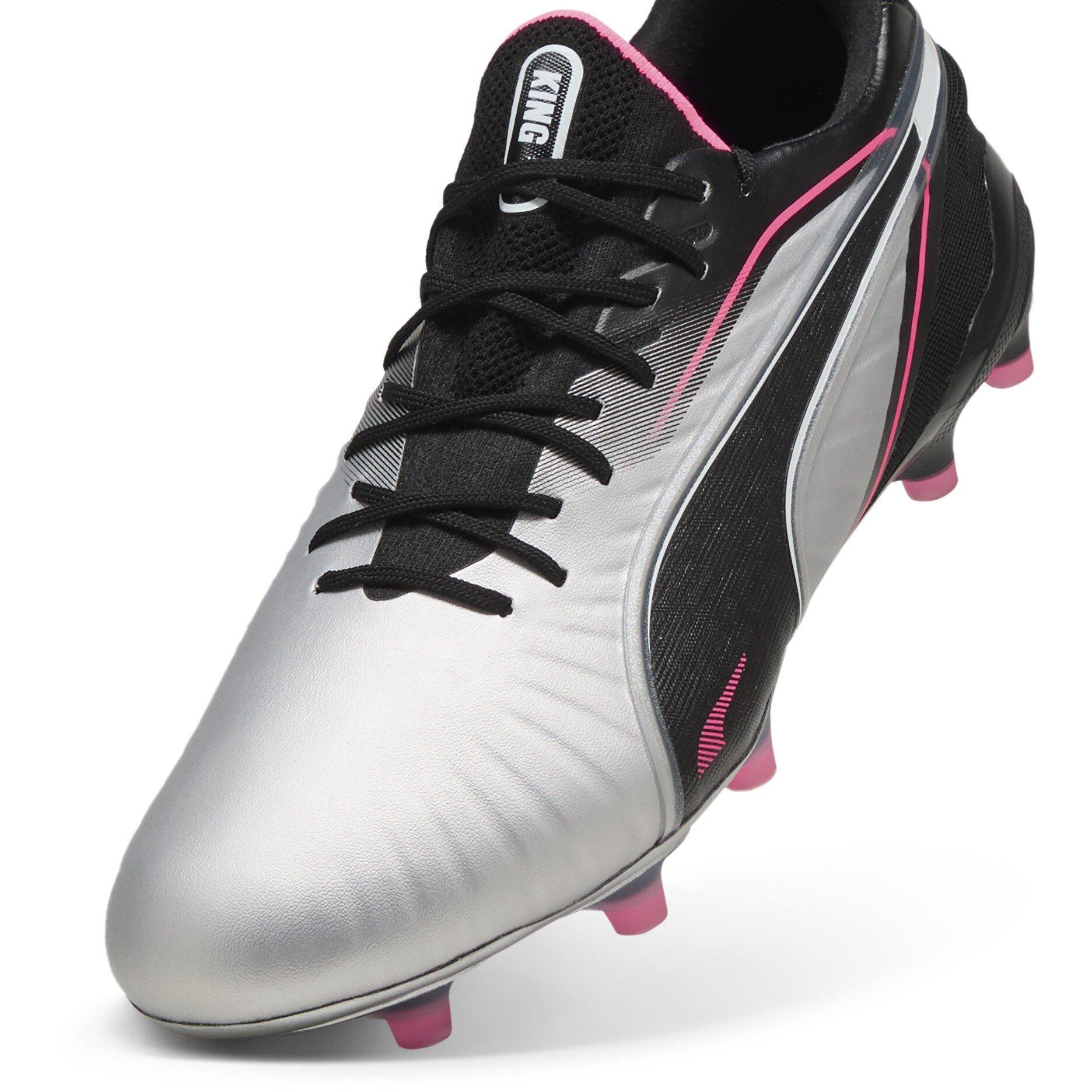 Silver/Black - Puma - Mens PUMA King Ultimate Firm Ground Football Boots - 6