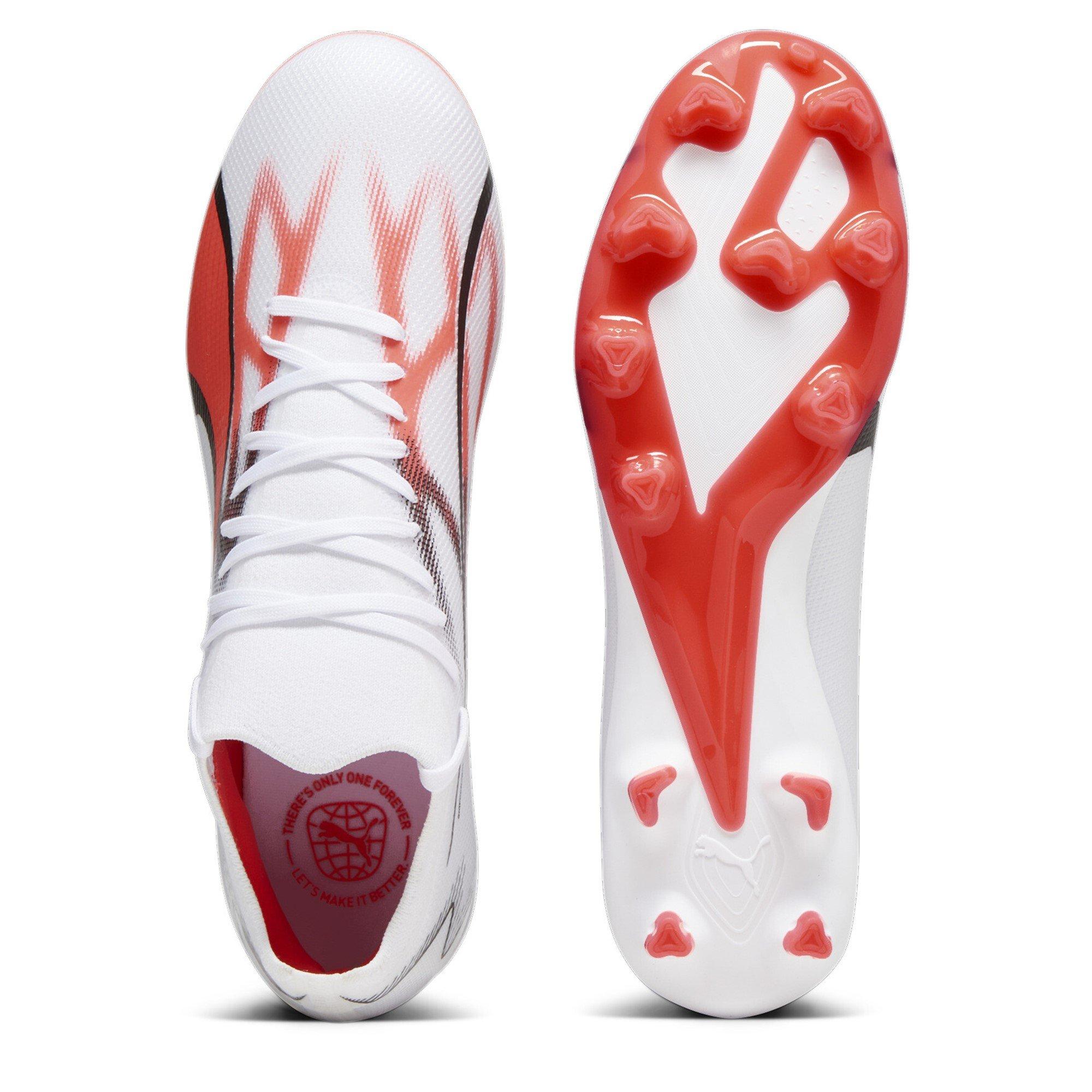 White/Pink - Puma - Ultra Match Firm Ground Football Boots - 3