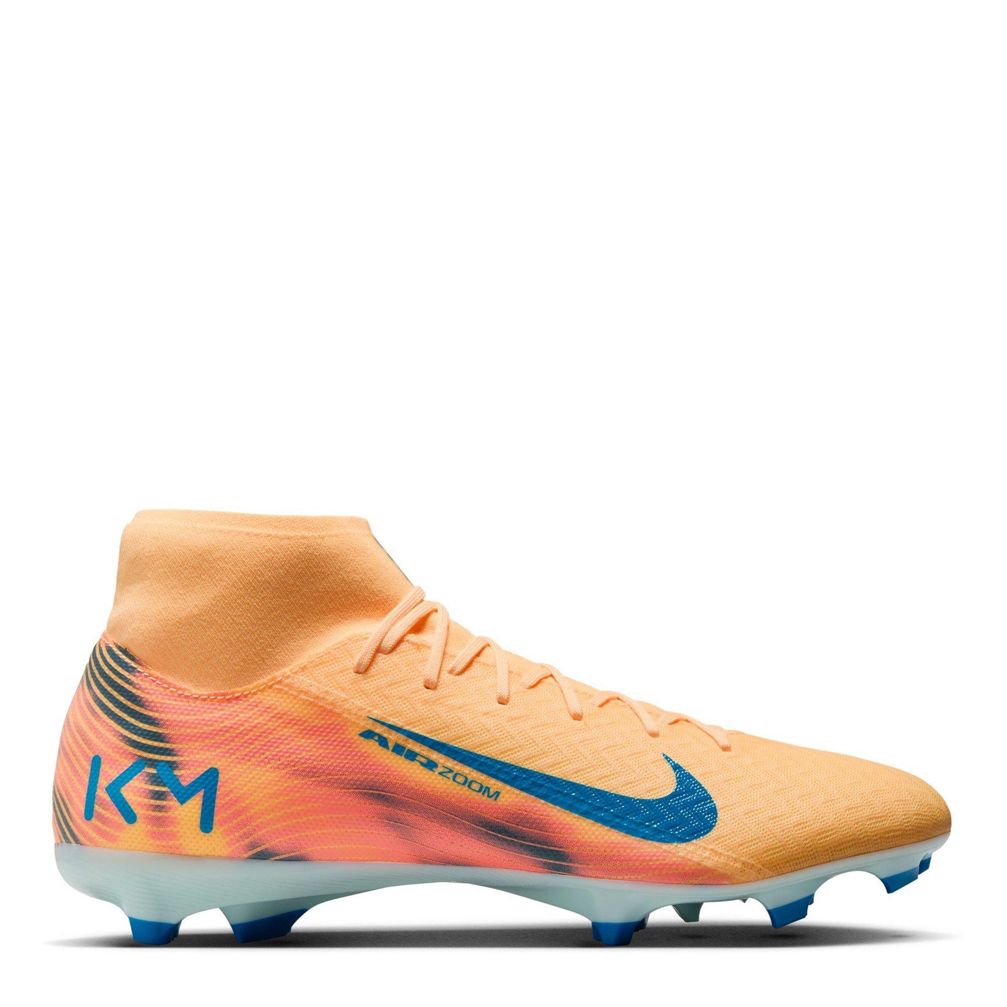 Nike Men's Fg/Mg Firm Ground Football Boot - Melon Tint/Neo - 9.5 (44.5)