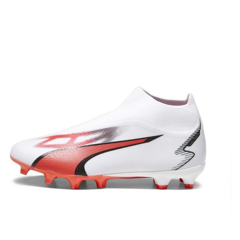 Blanc/Rose - Puma - Ultra Match Laceless Firm Ground Football Boots - 2