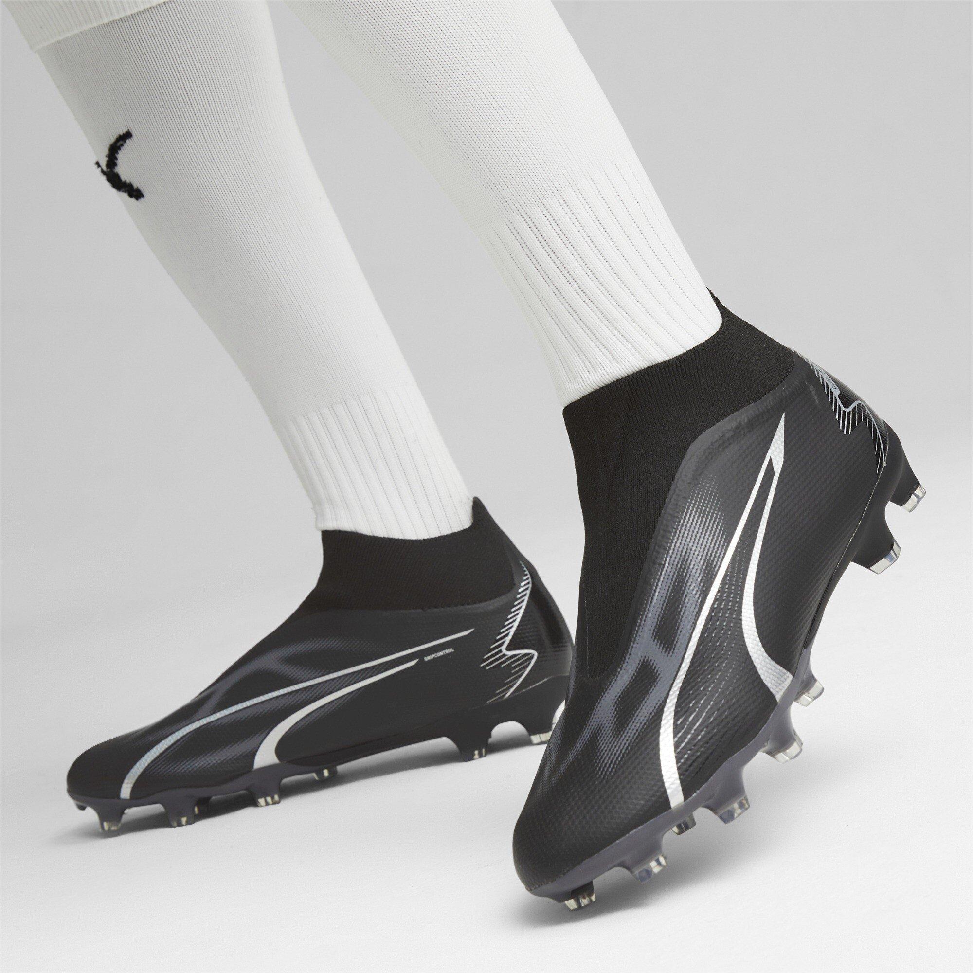 Schwarz/Asphalt - Puma - Ultra Match Laceless Firm Ground Football Boots - 7