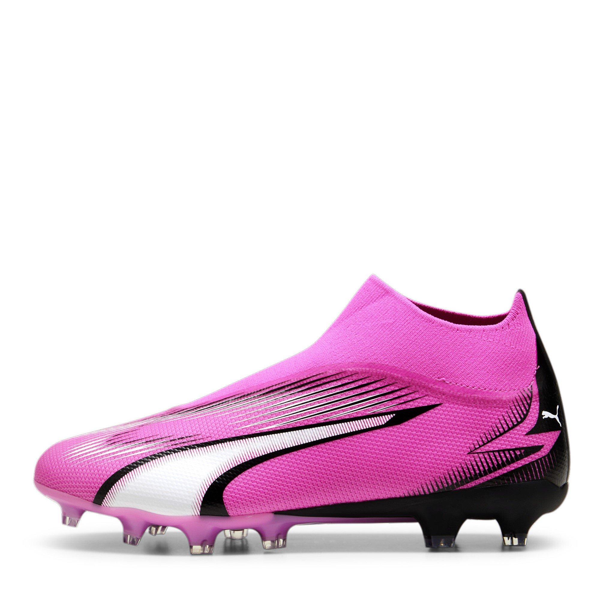 Pink/White/Blk - Puma - Ultra Match Laceless Firm Ground Football Boots - 2