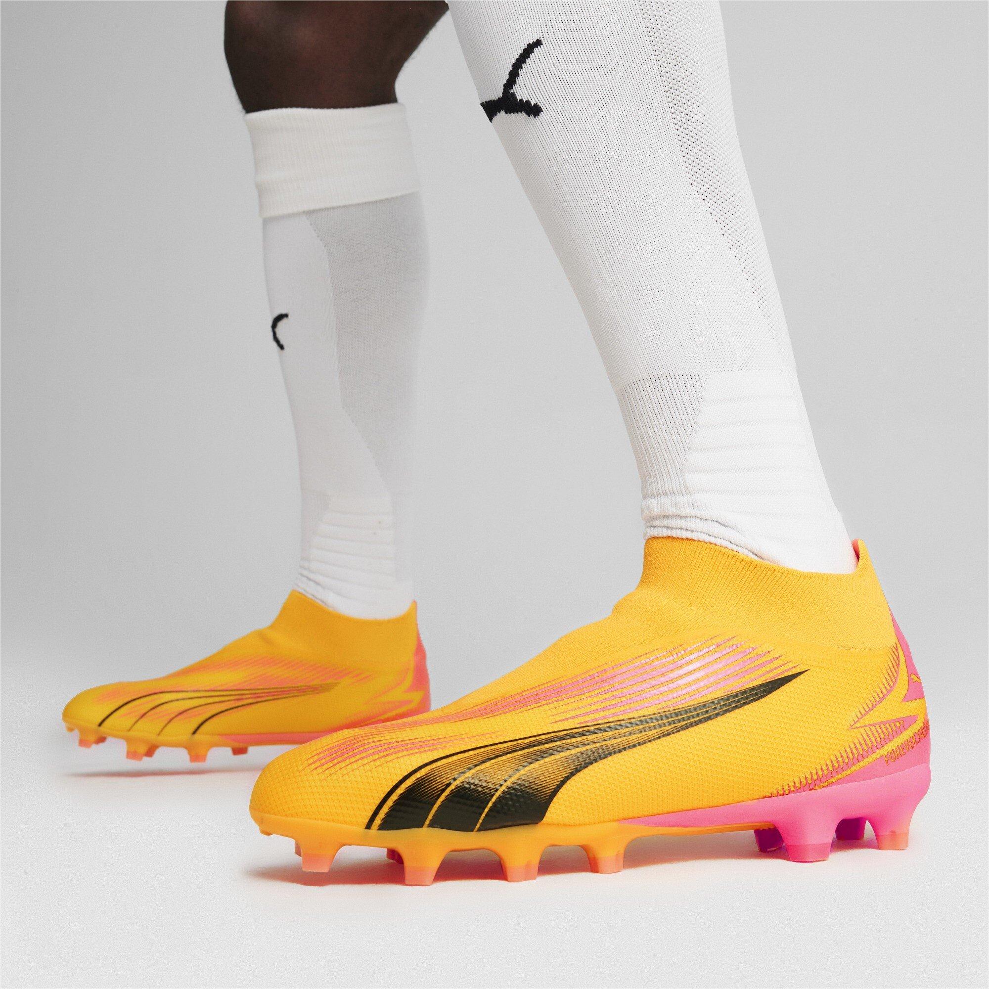 Orange/Noir - Puma - Ultra Match Laceless Firm Ground Football Boots - 7