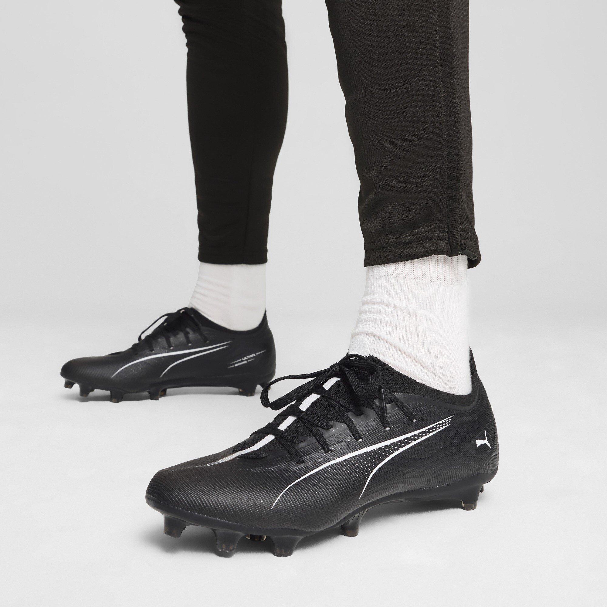 Zwart/Wit - Puma - Mens PUMA Ultra 5 Match Firm Ground Football Boots - 3