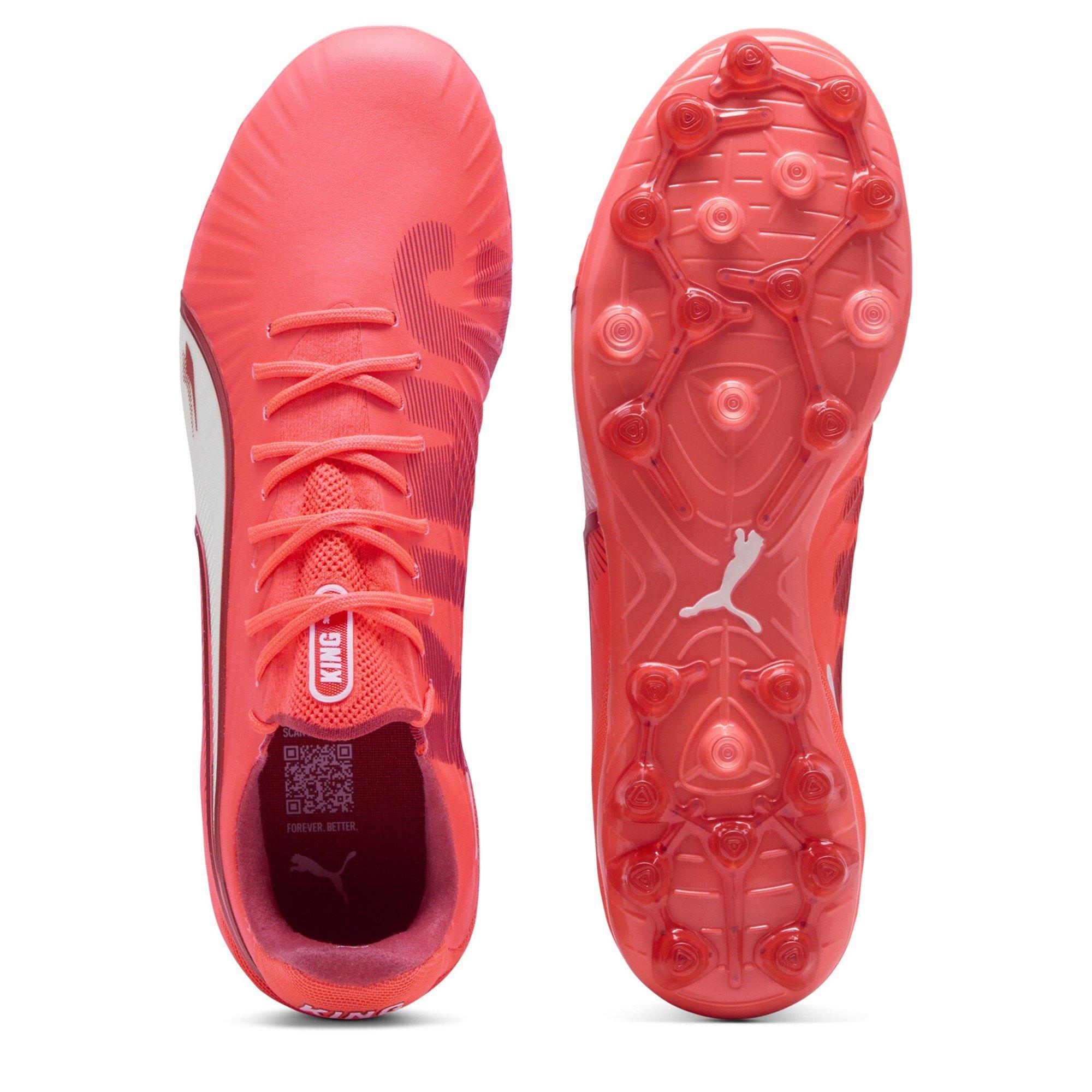 Glowing Red-P - Puma - Men's King Ultimate Mg Firm Ground Football Boots - 3