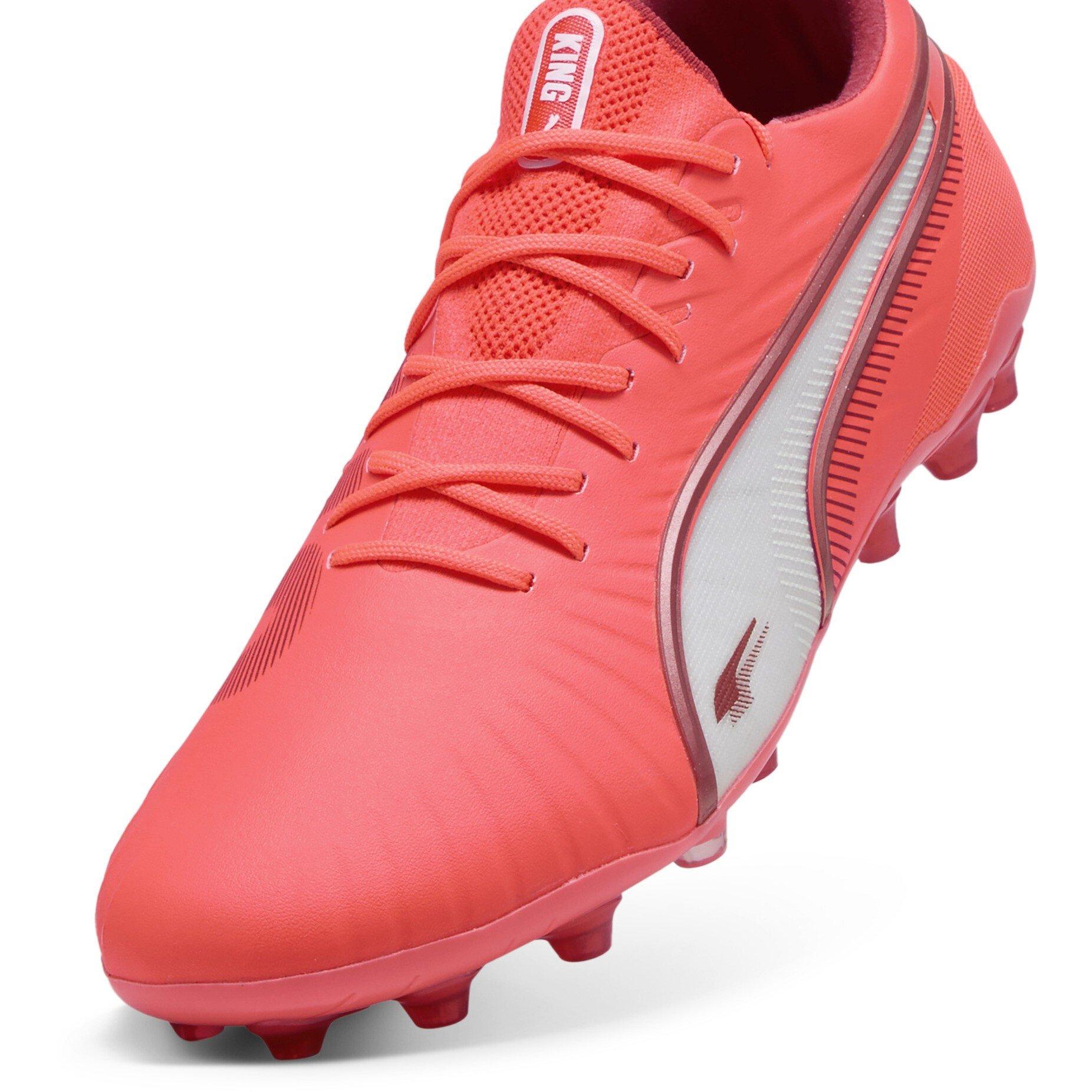 Glowing Red-P - Puma - Men's King Ultimate Mg Firm Ground Football Boots - 6