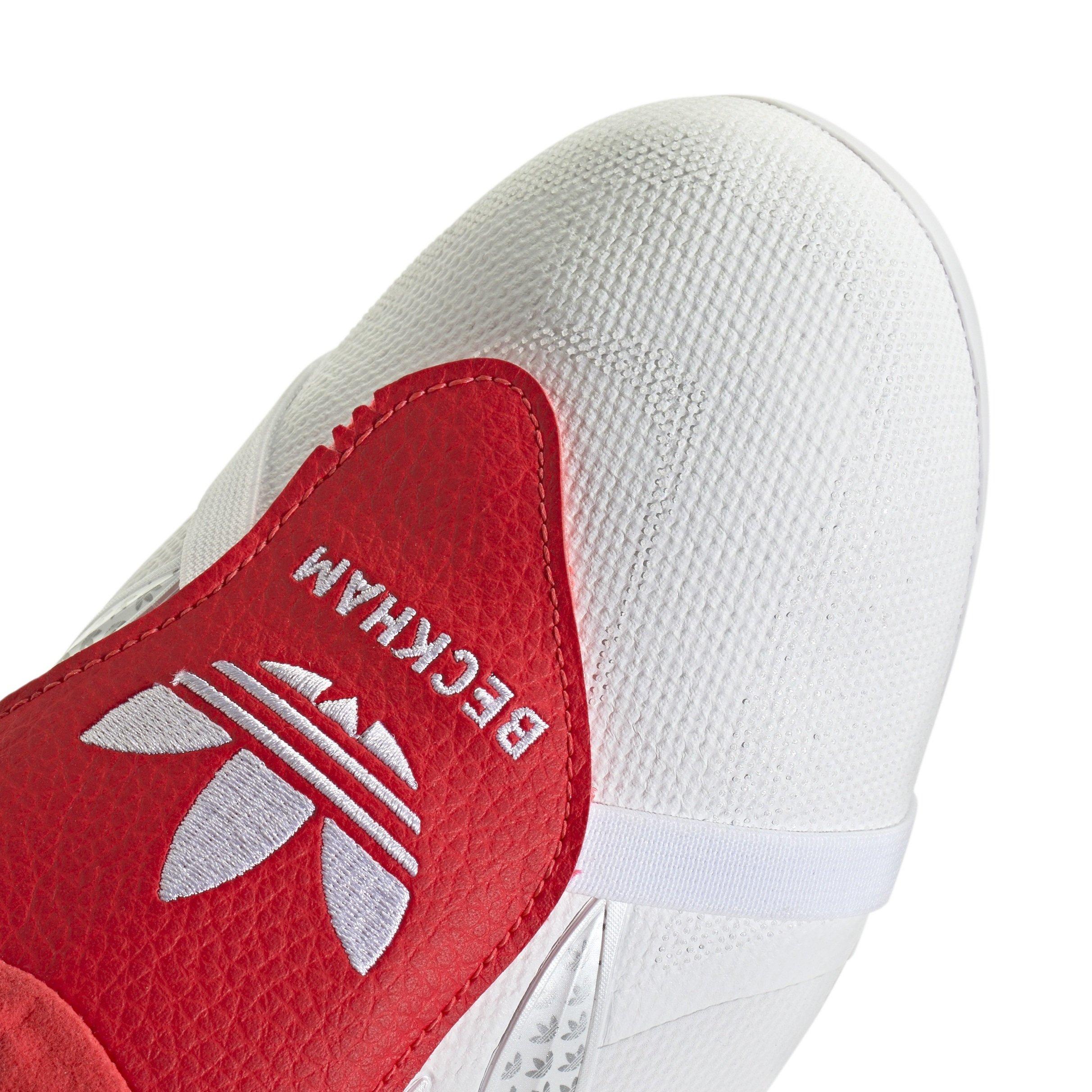 Wht/Silver/Red - adidas - Predator League Fold-Over Tongue Firm Ground Boots - 9