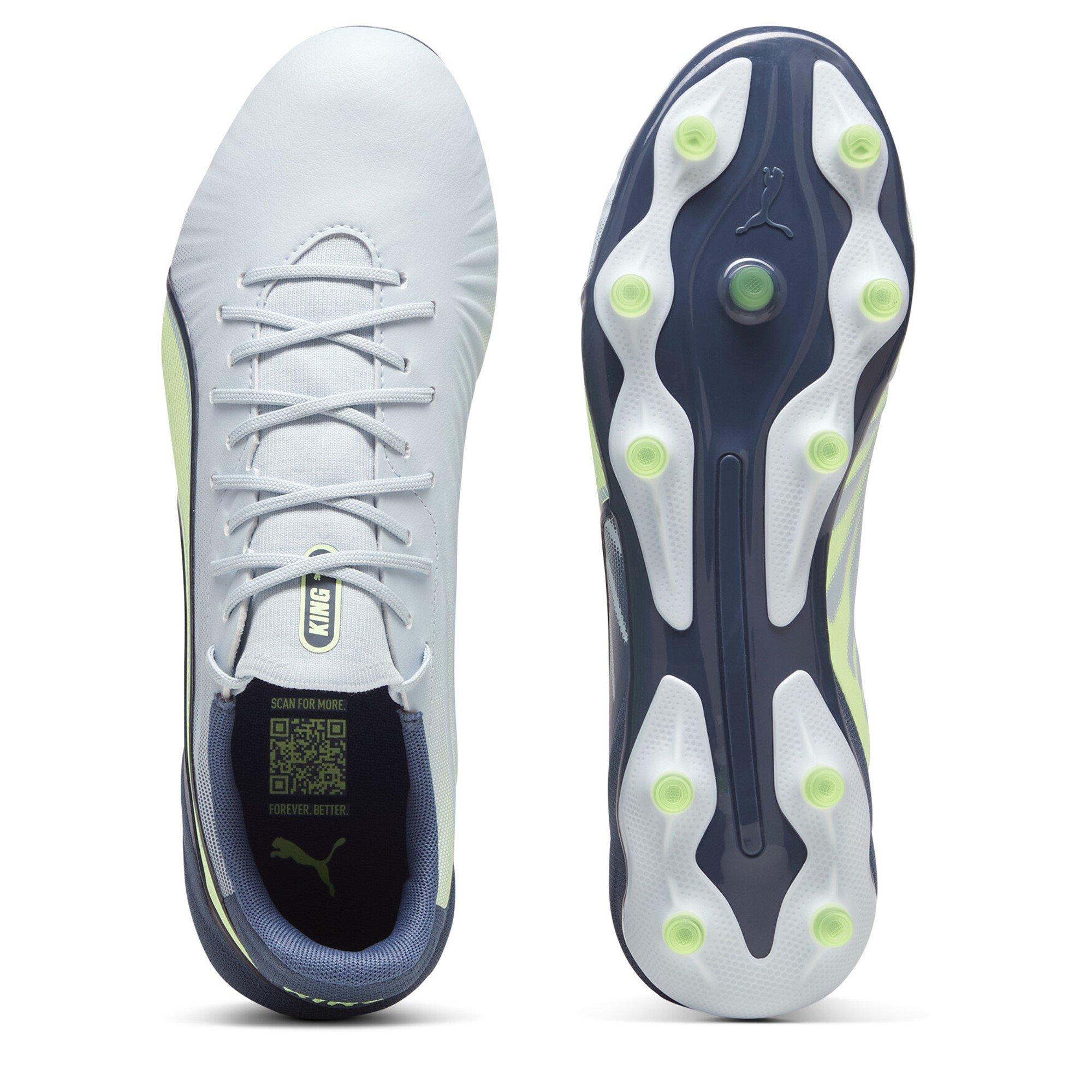 Grijs/Geel - Puma - PUMA King Match 5 Firm Ground Football Boots - 3