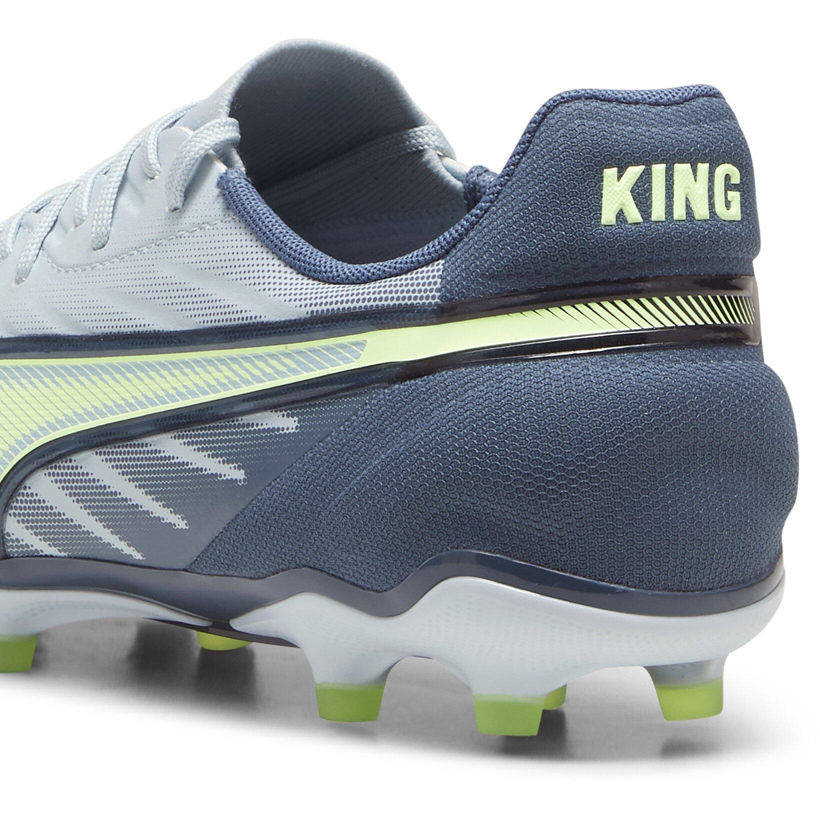 Grijs/Geel - Puma - PUMA King Match 5 Firm Ground Football Boots - 5