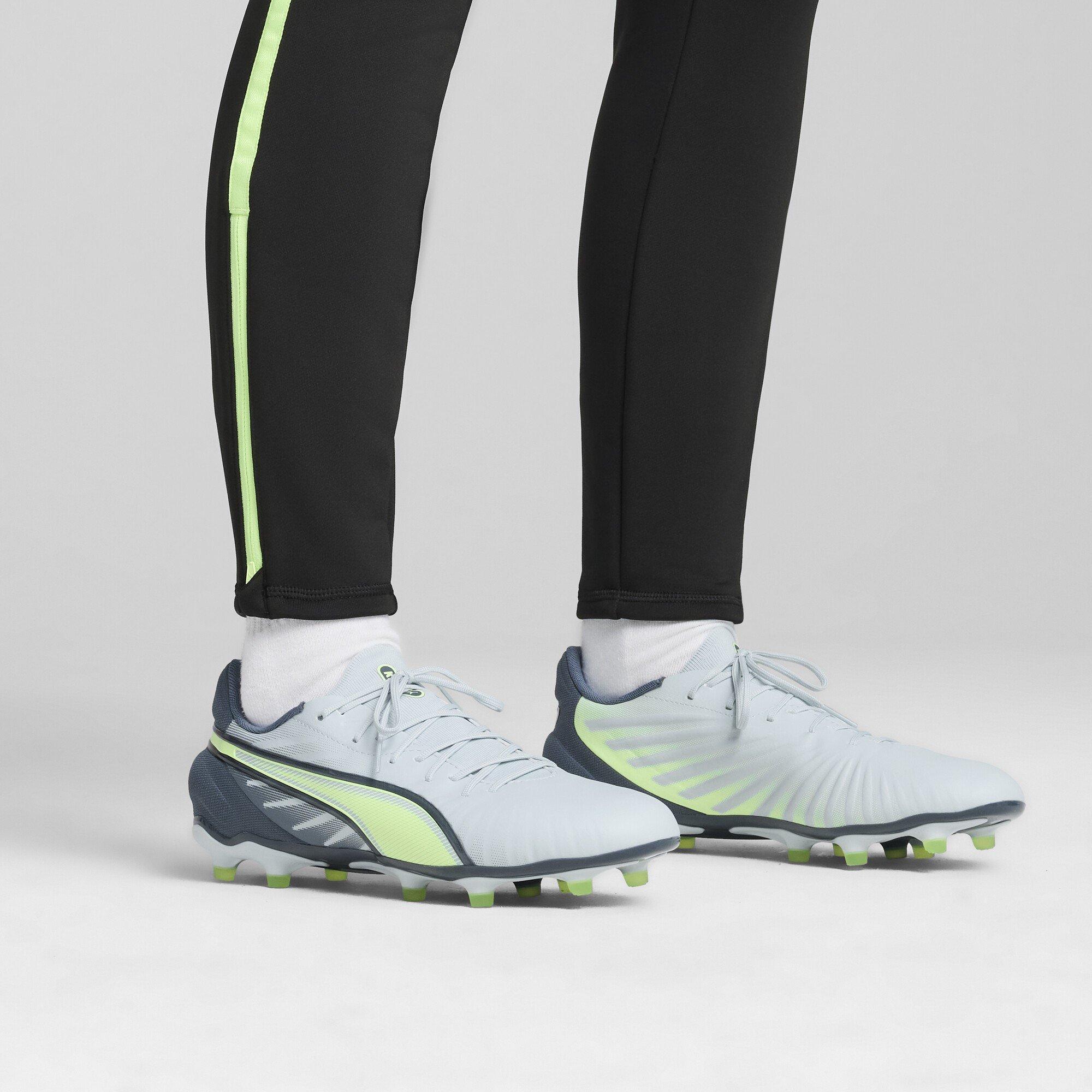 Grijs/Geel - Puma - PUMA King Match 5 Firm Ground Football Boots - 7