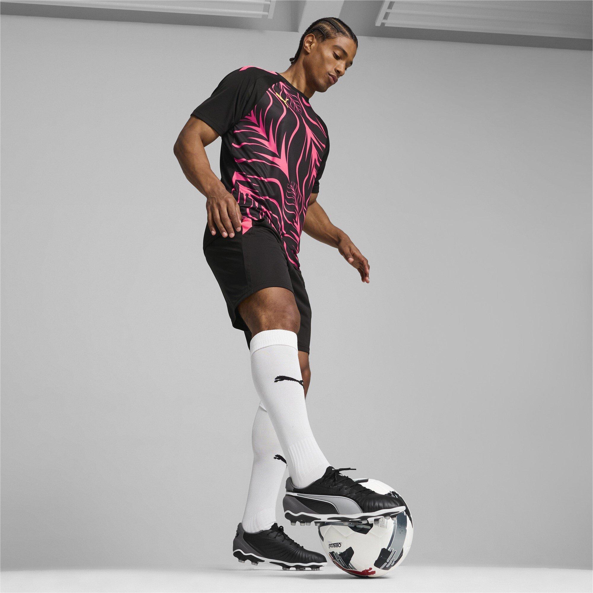 Noir/Blanc - Puma - Mens PUMA King Match 5 Firm Ground Football Boots - 8