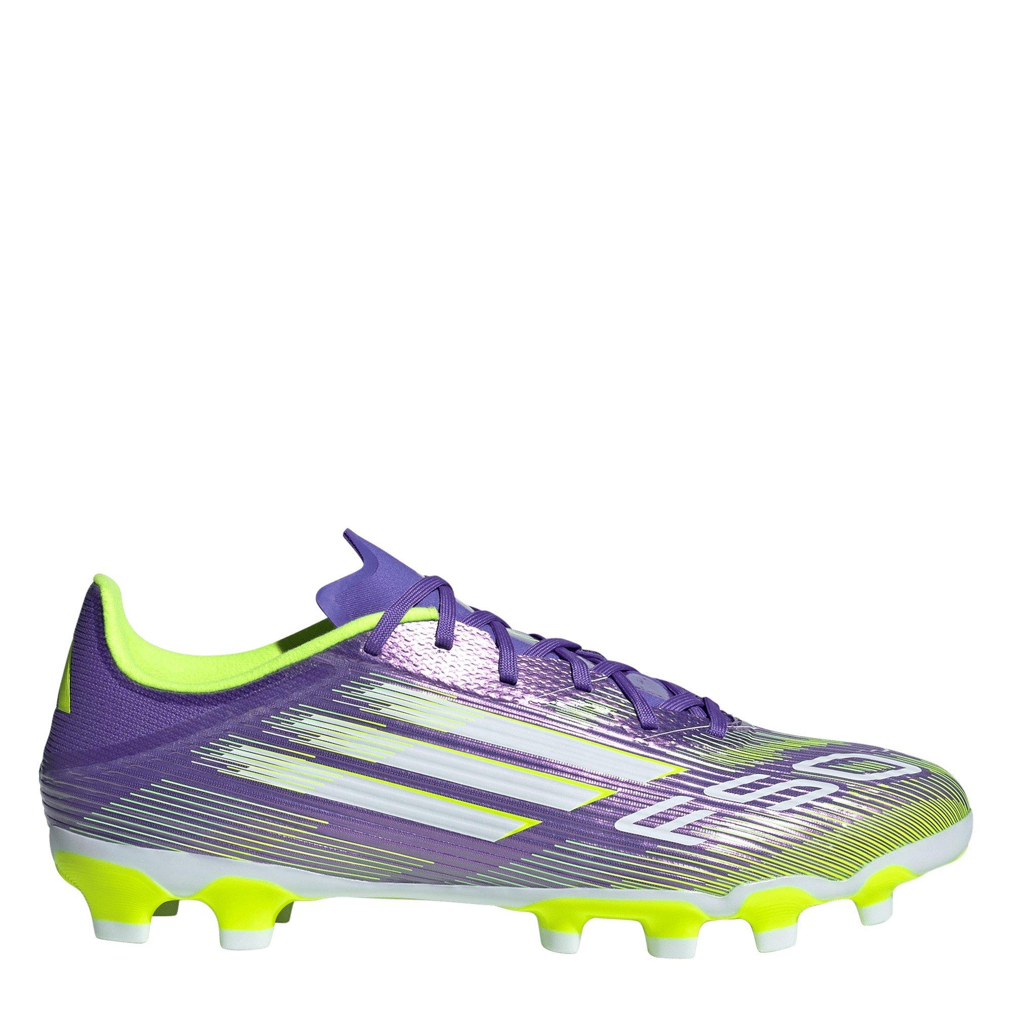 Adidas Men's F50 League  Ground Football Boots - Purple/White - 9.5 (44)