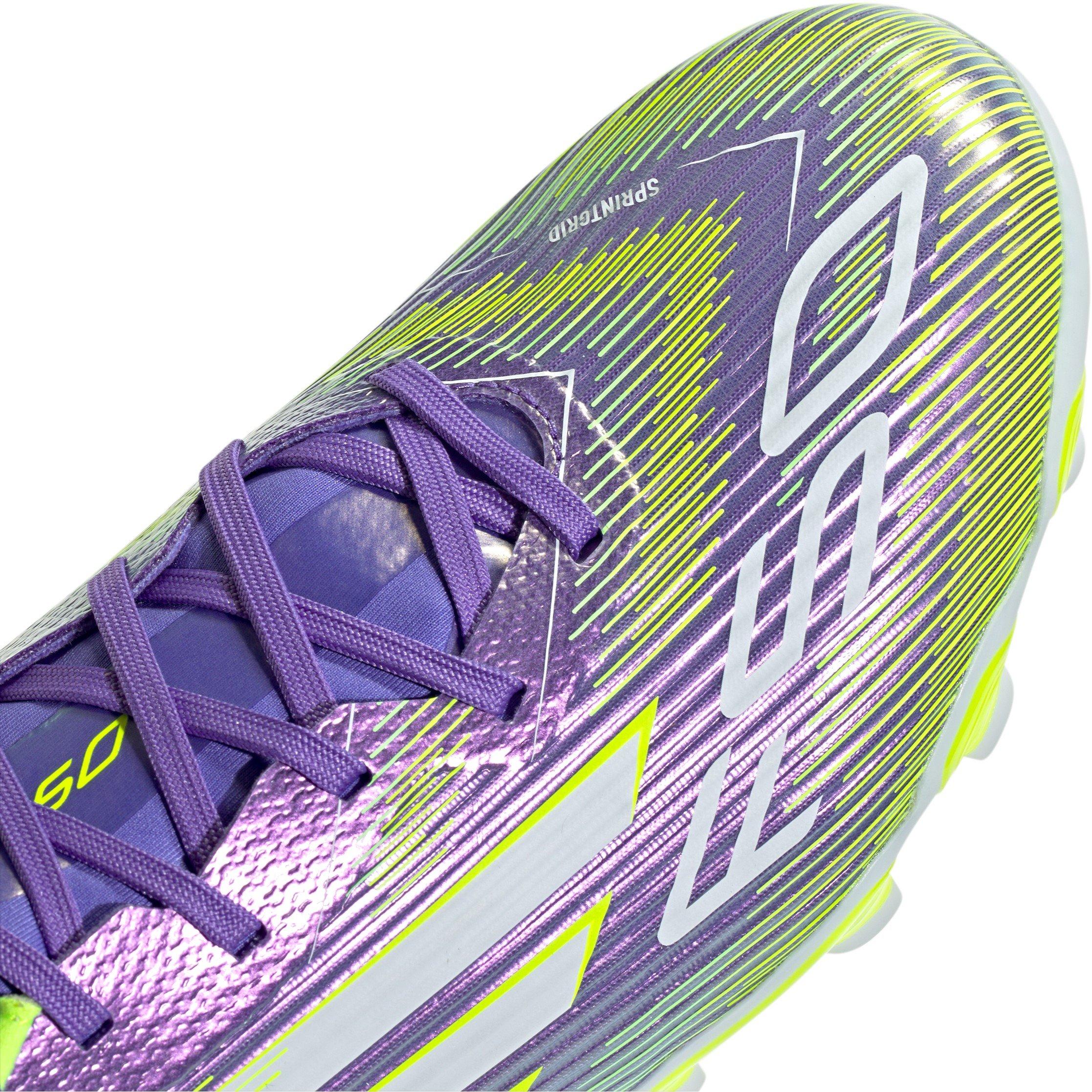 Purple/White - adidas - F50 League Multi Ground Football Boots - 7