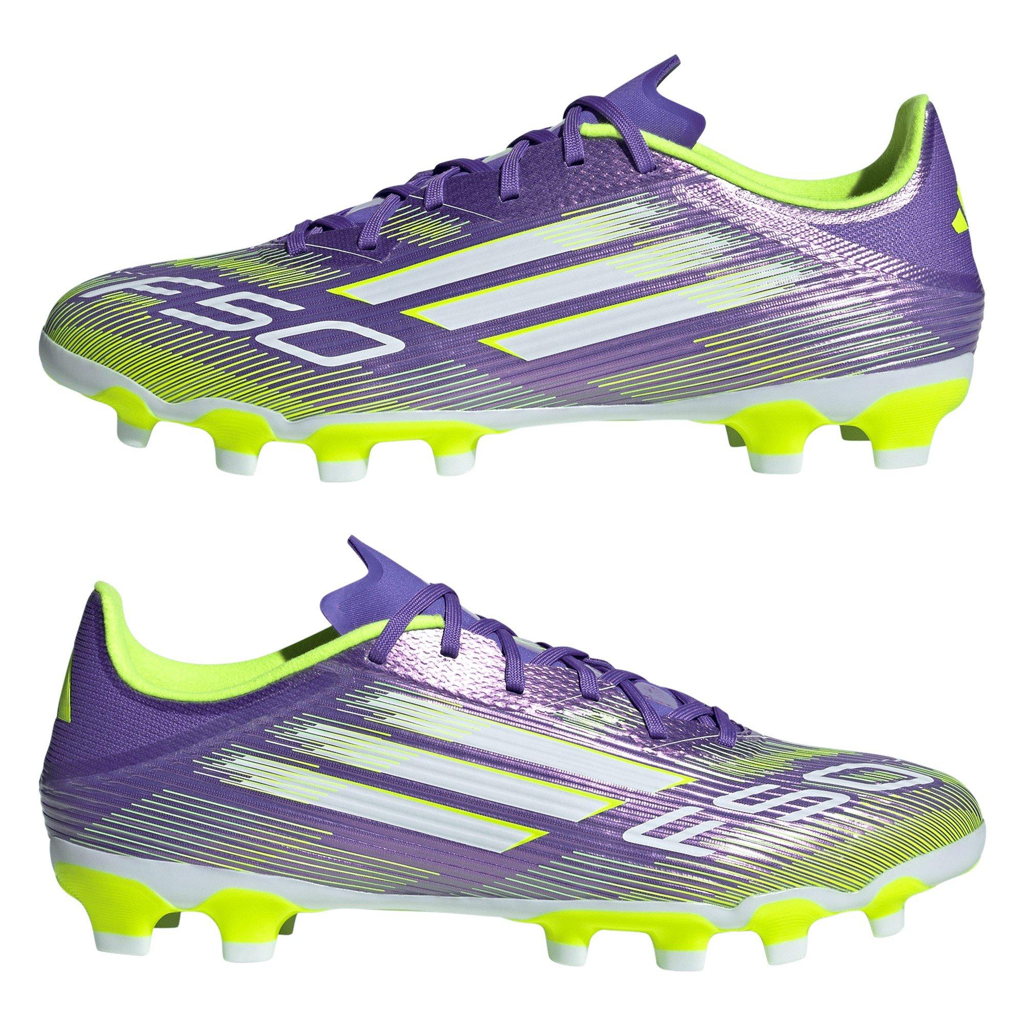Purple/White - adidas - F50 League Multi Ground Football Boots - 9