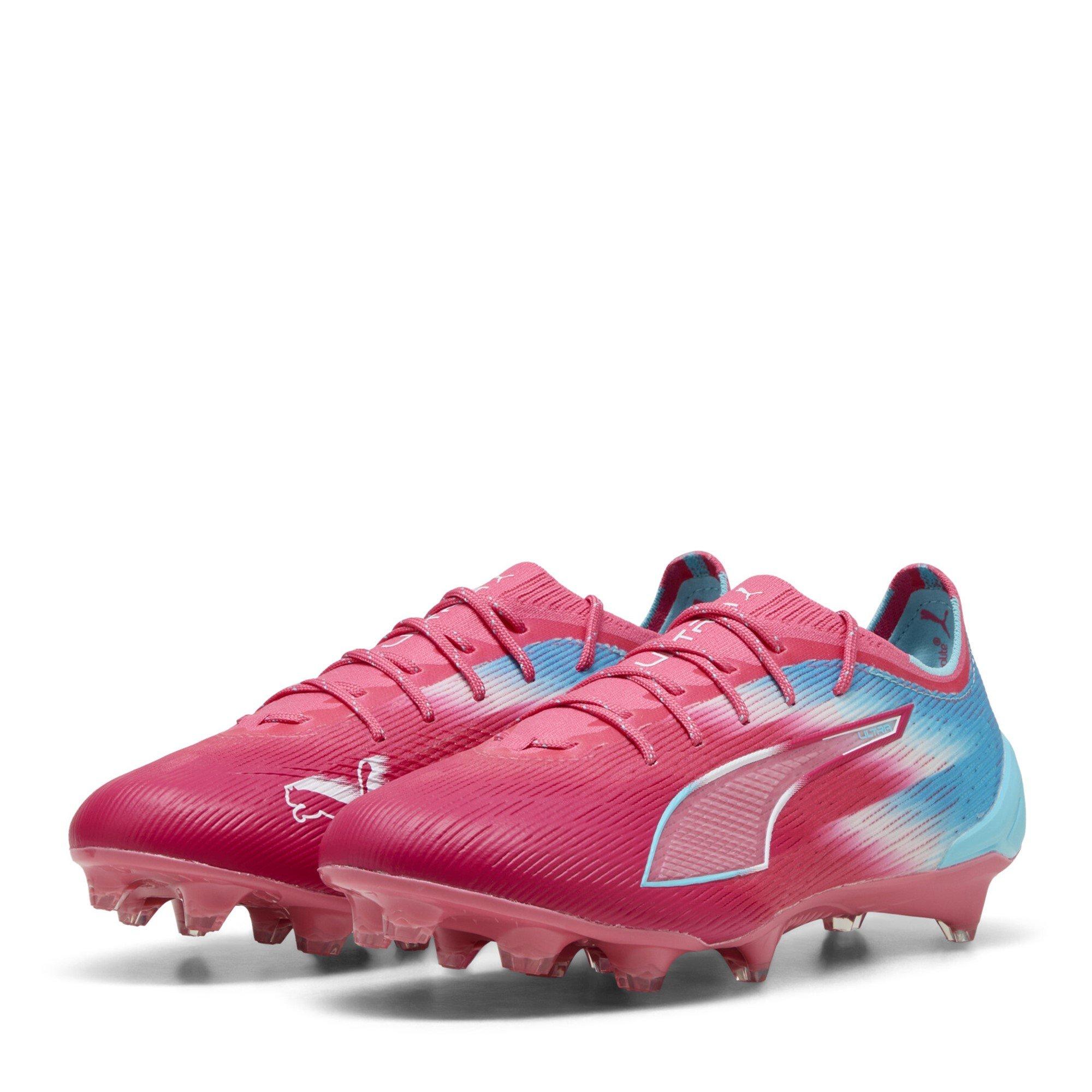 Puma Men's Ultra 5 Ultimate Adults Firm Ground Football Boots - Blue/White - 8 (42)