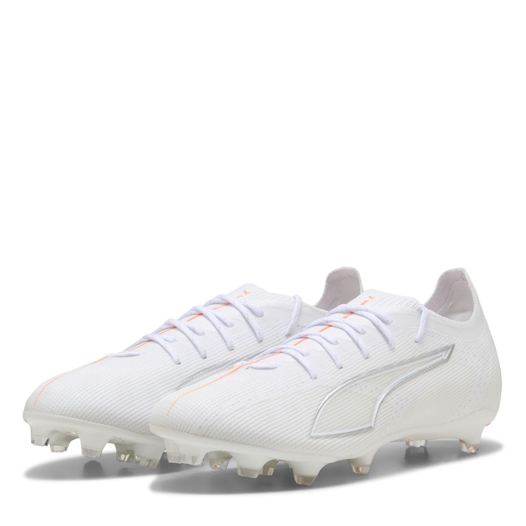 White - Puma - Ultra 6 Pro Adults Firm Ground Football Boots - 1