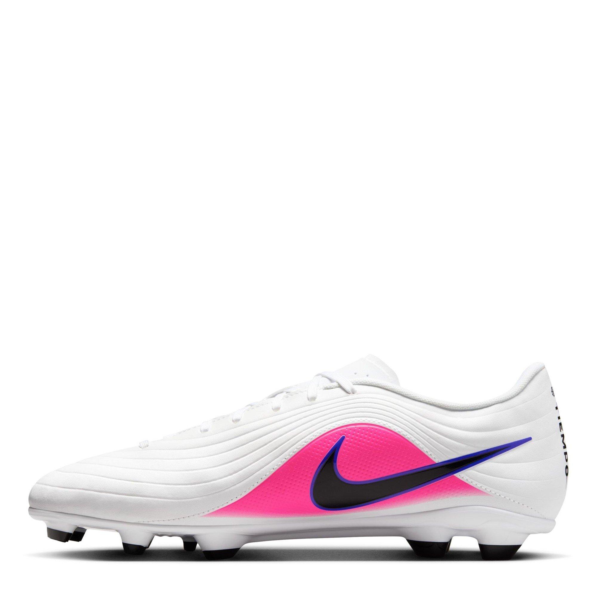 Wht/Bk-Blu-Pink - Nike - Nike Tiempo Club Fg Sn64 - 2
