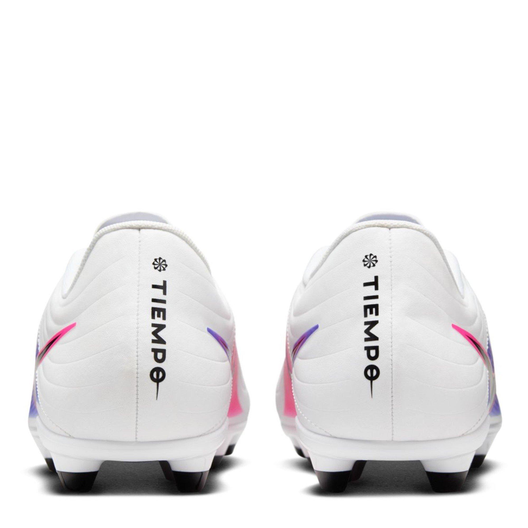 Wht/Bk-Blu-Pink - Nike - Nike Tiempo Club Fg Sn64 - 5