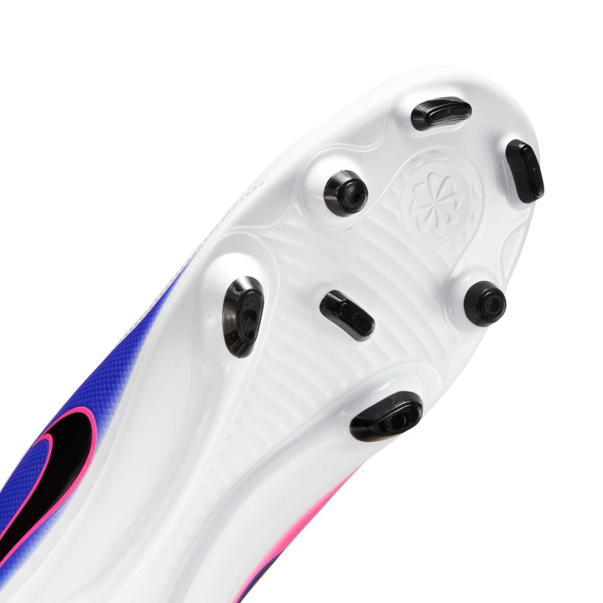 Wht/Bk-Blu-Pink - Nike - Nike Tiempo Club Fg Sn64 - 9