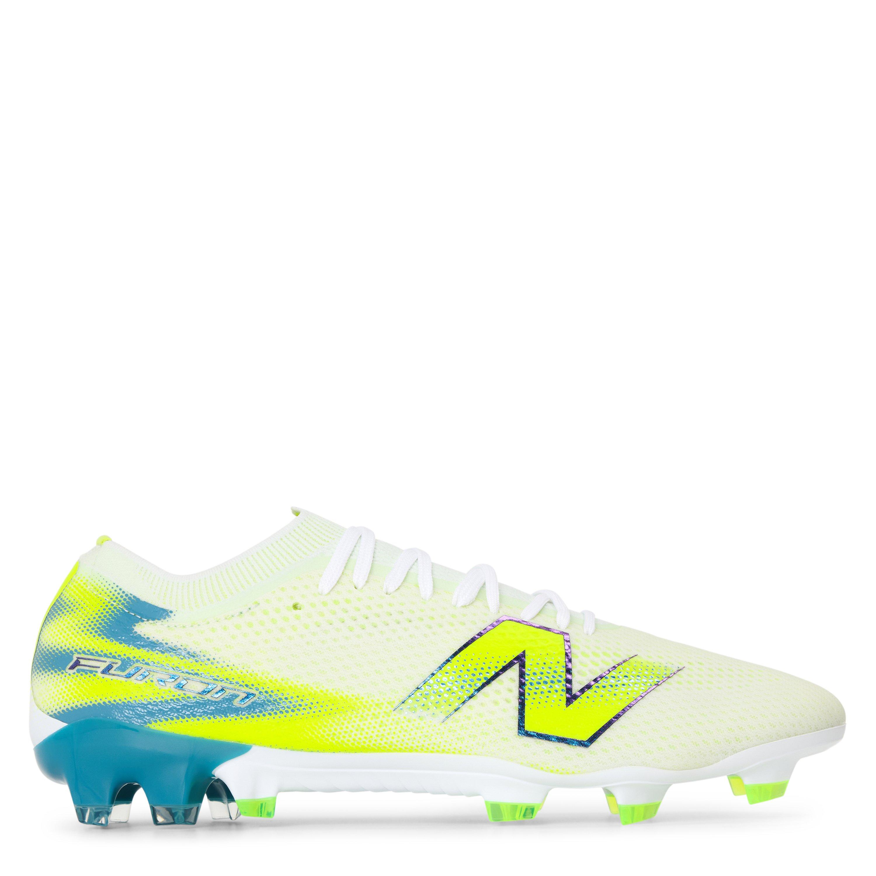 Hvid/Lime - New Balance - Men's Furon .2 FG Firm Ground Football Boot - 1