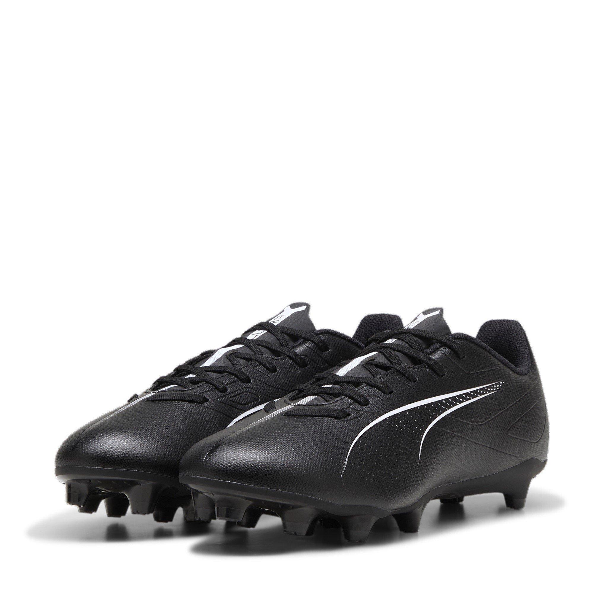 Black/White - Puma - Mens PUMA Ultra 5 Play Firm Ground Football Boots - 1