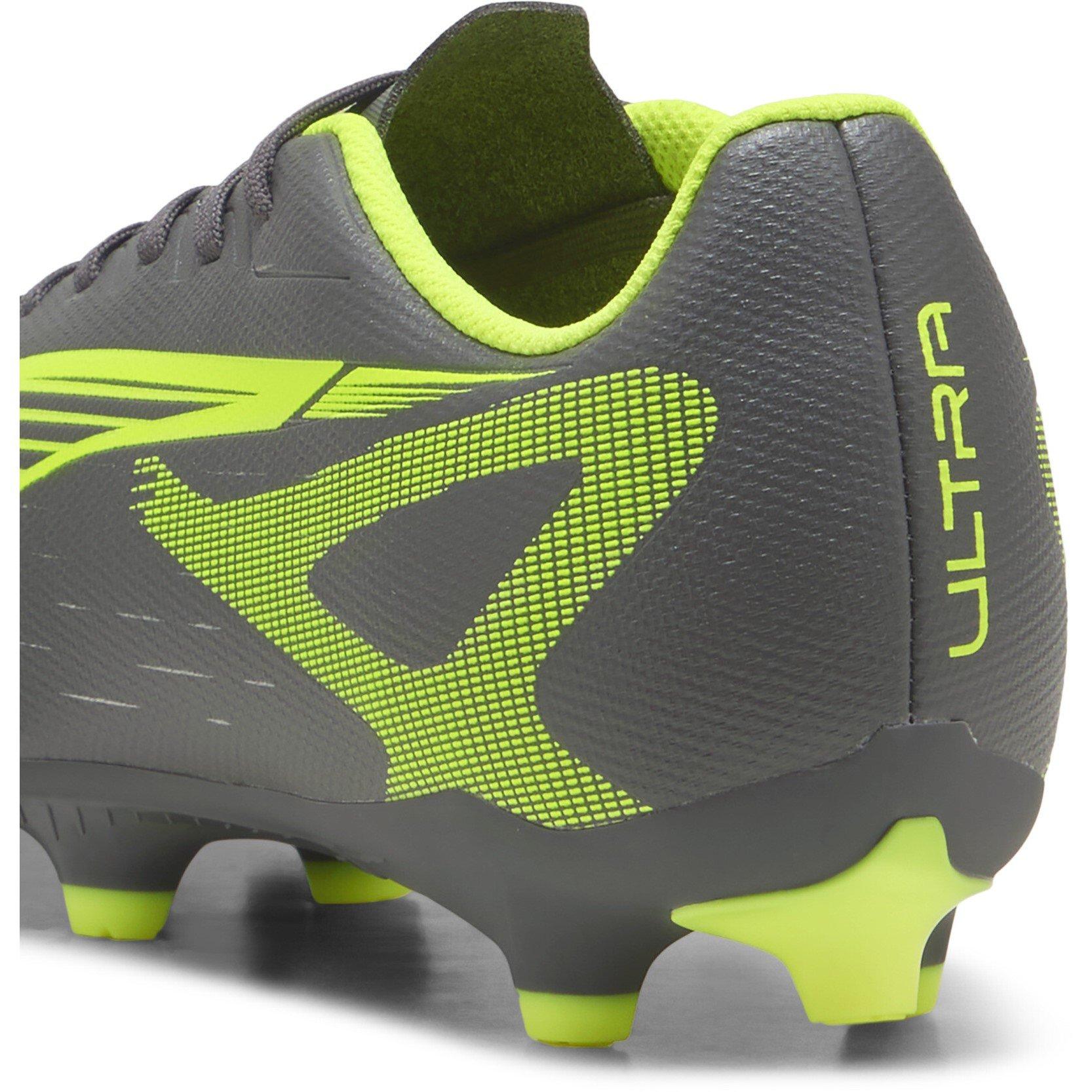 Zilver/Geel - Puma - Mens PUMA Ultra 5 Play Firm Ground Football Boots - 5
