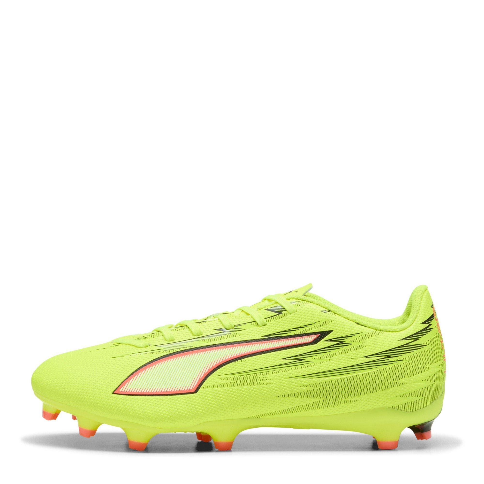 Yellow/Black - Puma - Mens PUMA Ultra 5 Play Firm Ground Football Boots - 2