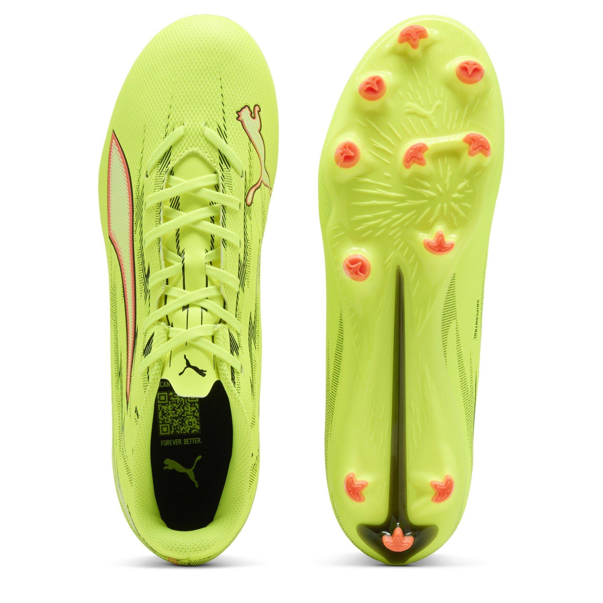 Yellow/Black - Puma - Mens PUMA Ultra 5 Play Firm Ground Football Boots - 3