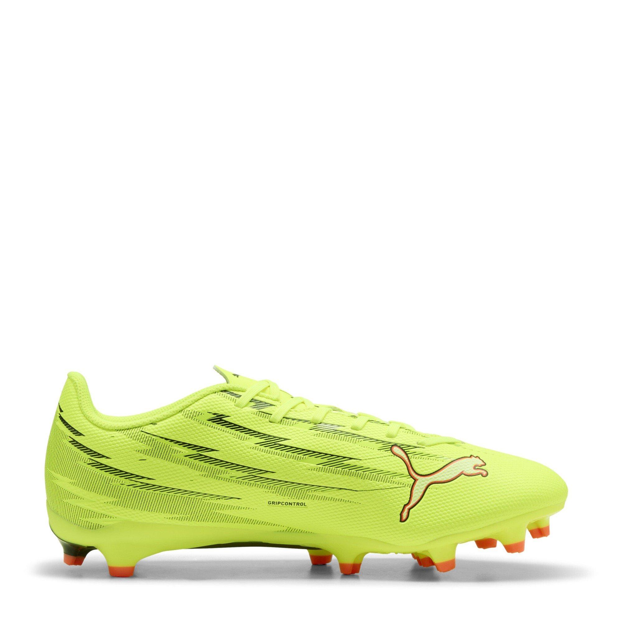 Yellow/Black - Puma - Mens PUMA Ultra 5 Play Firm Ground Football Boots - 4