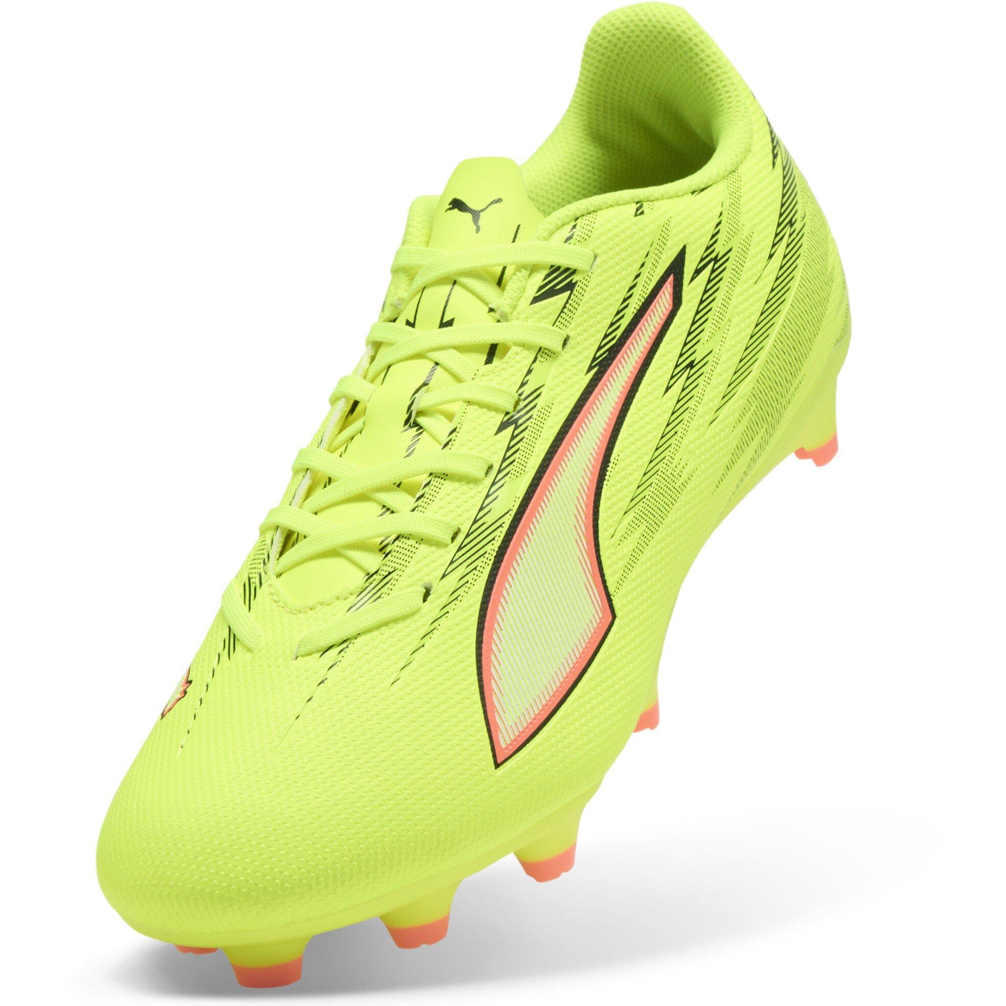 Yellow/Black - Puma - Mens PUMA Ultra 5 Play Firm Ground Football Boots - 6