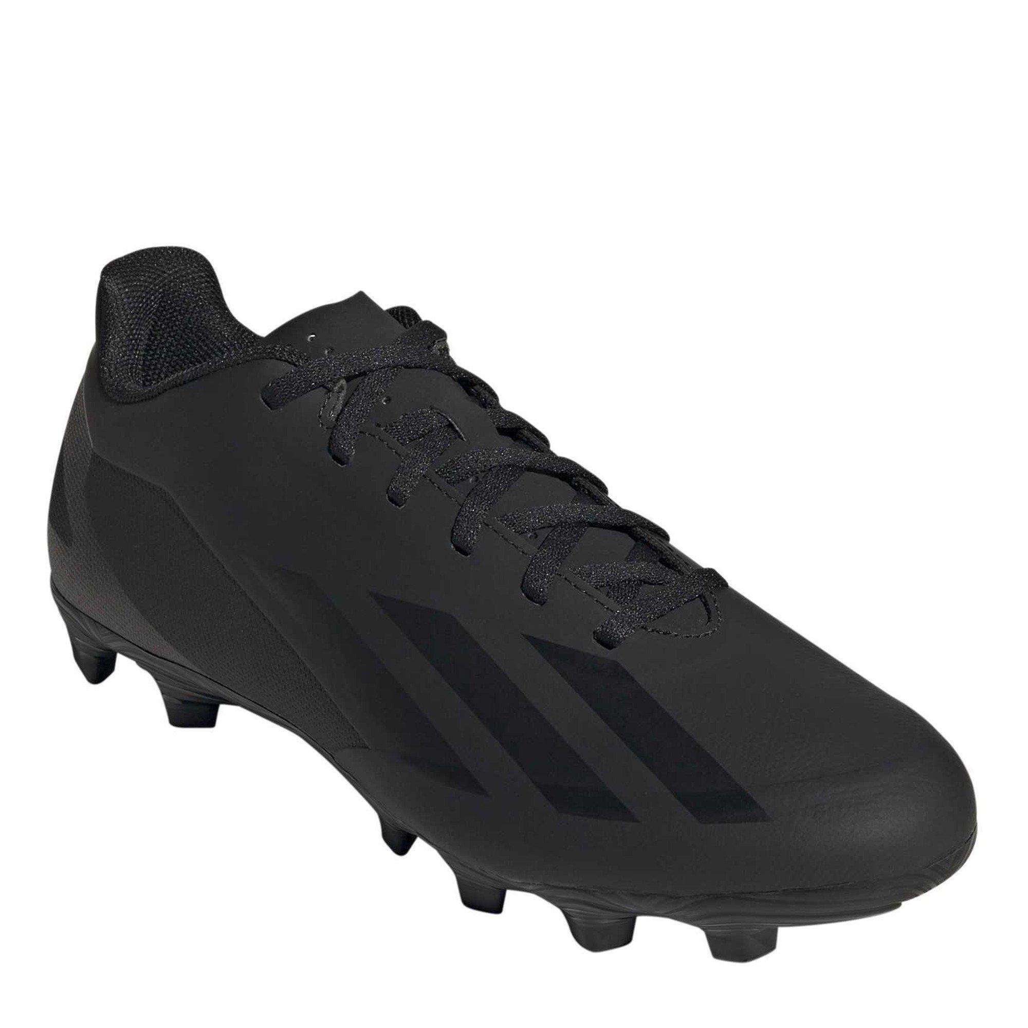 Noir - adidas - adidas X Crazyfast.4 Flexible Ground Soccer Cleats Boots - 3