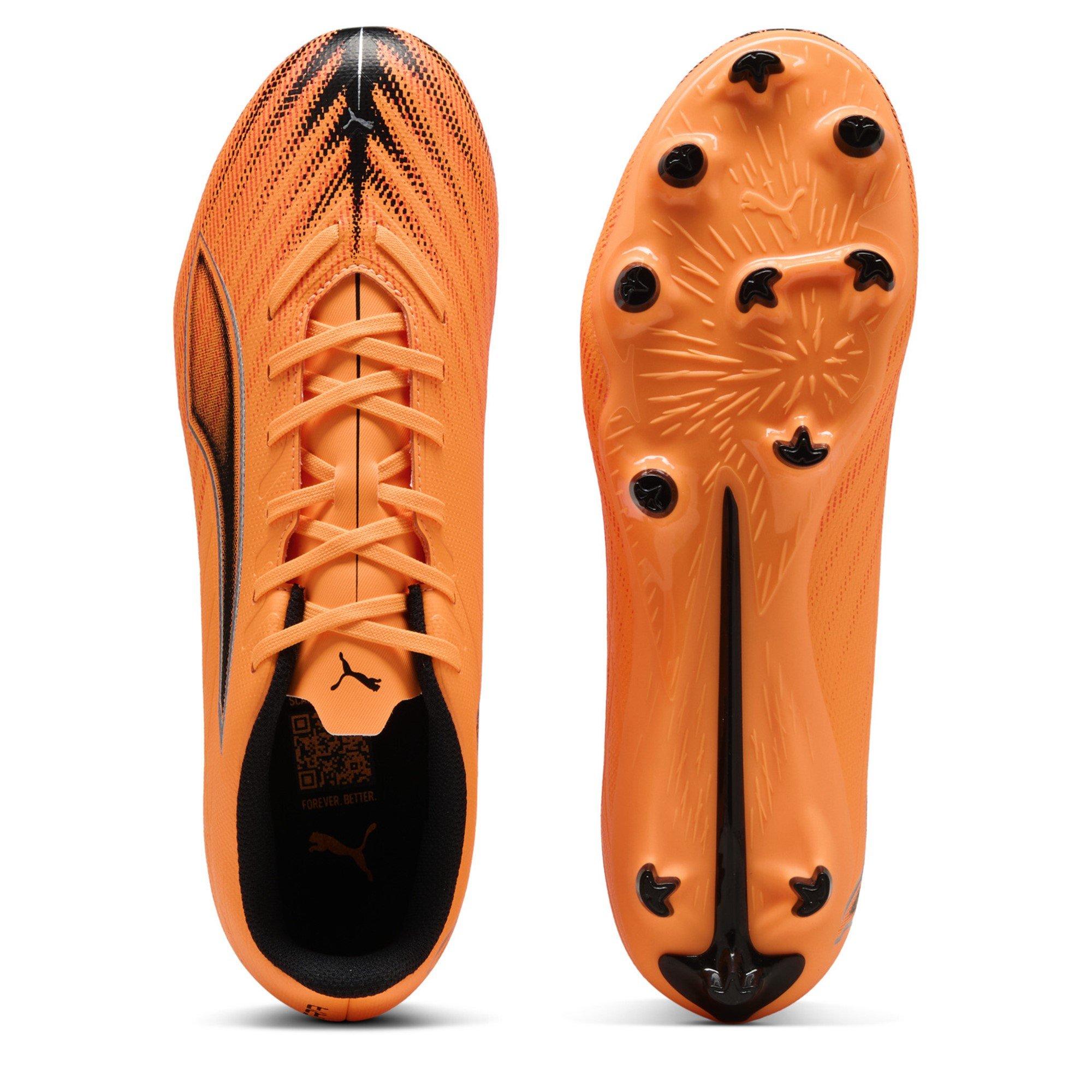 Orange/Black - Puma - Ultra 6 Play Adults Firm Ground Football Boots - 3