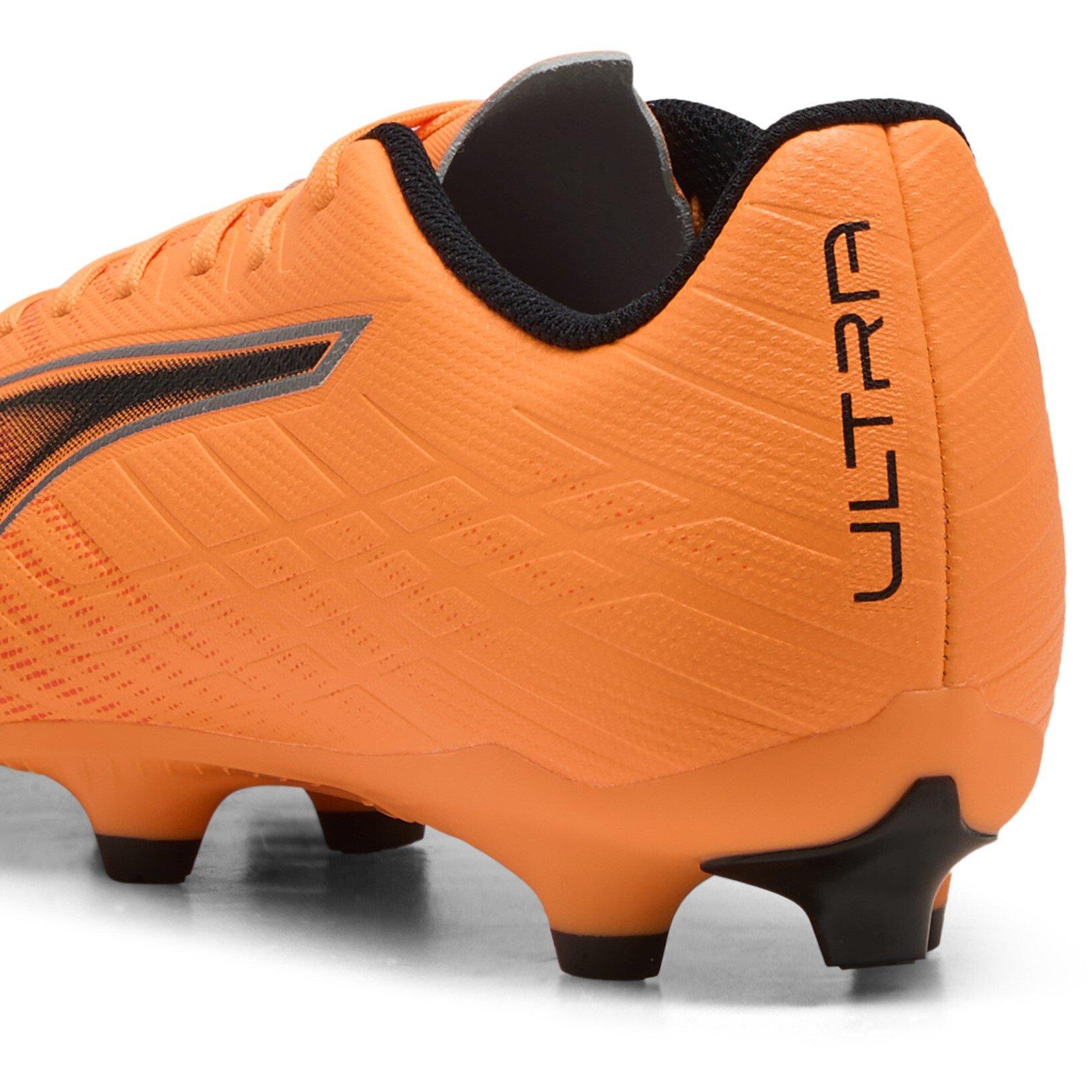 Orange/Black - Puma - Ultra 6 Play Adults Firm Ground Football Boots - 5