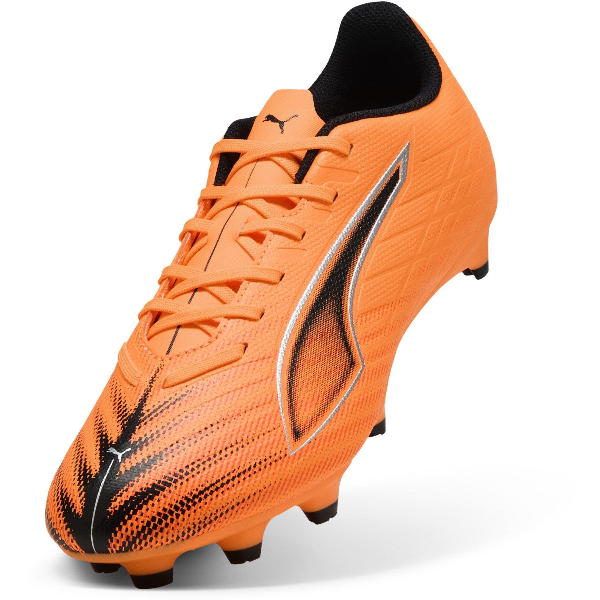 Orange/Black - Puma - Ultra 6 Play Adults Firm Ground Football Boots - 6