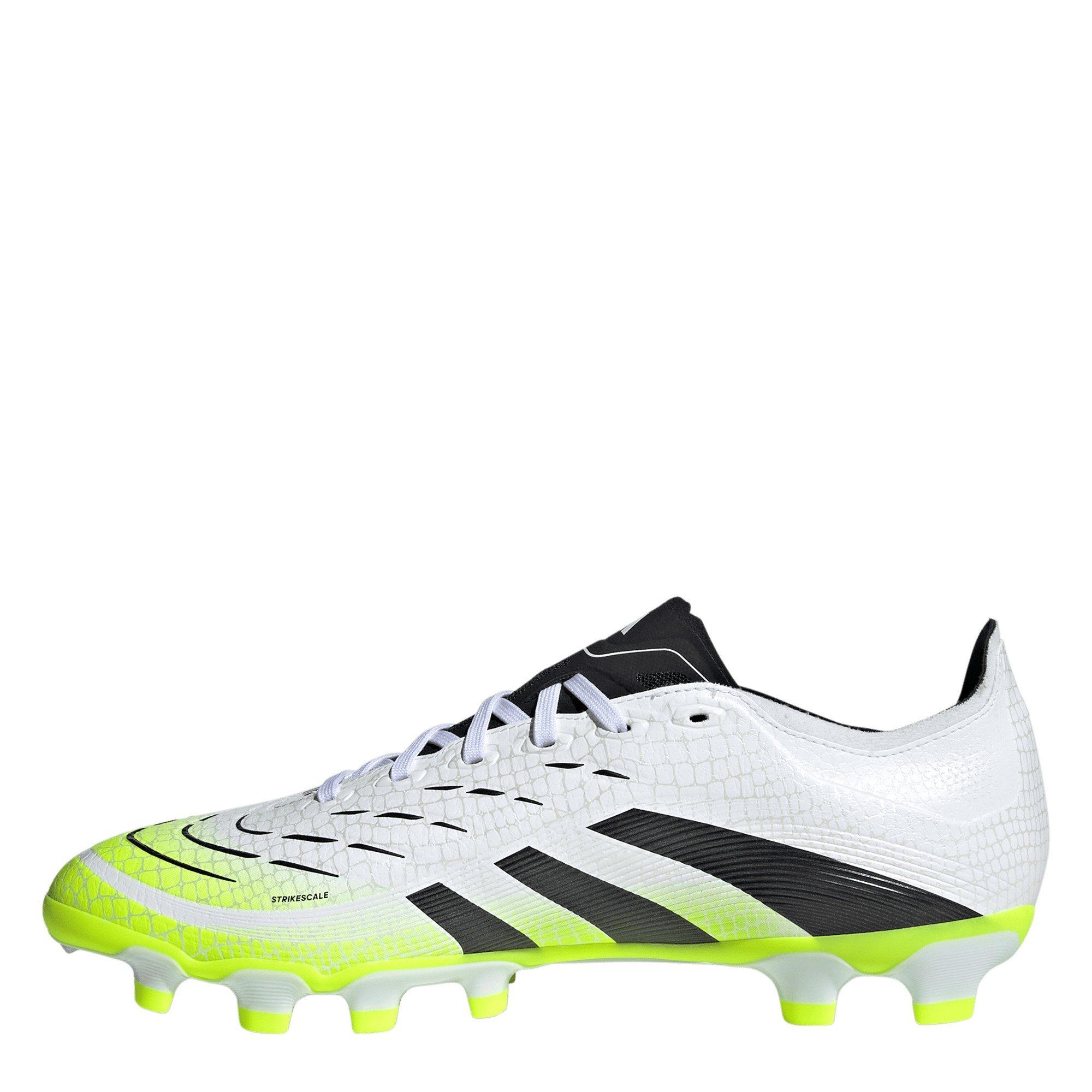 White/Blk/Lemon - adidas - Predator League Adults Multi Ground Football Boots - 2