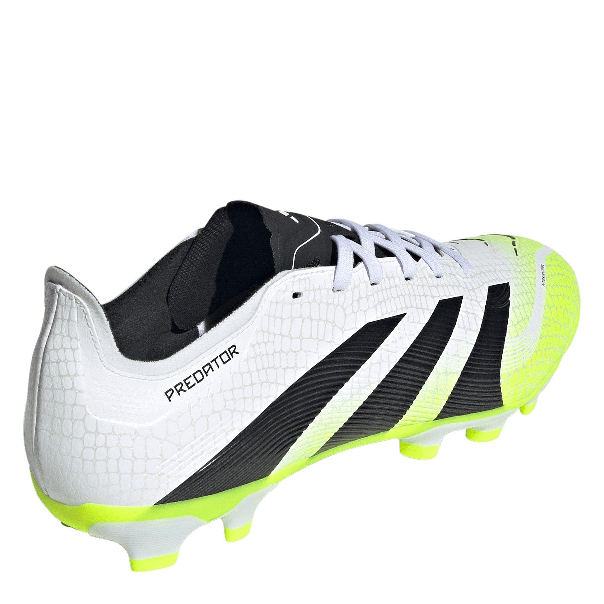 White/Blk/Lemon - adidas - Predator League Adults Multi Ground Football Boots - 4