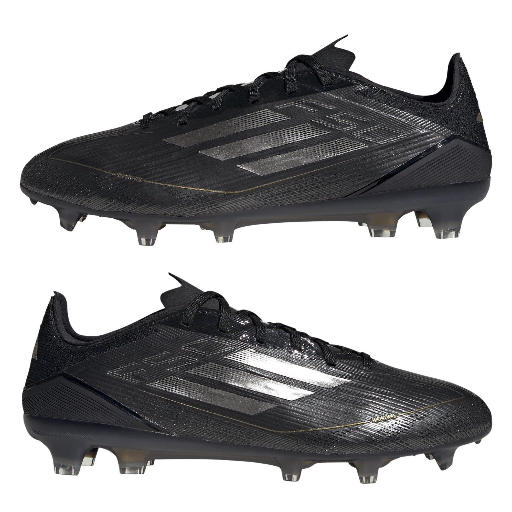 Zwart/Zilver - adidas - F50 Pro Firm Ground Football Boots - 9