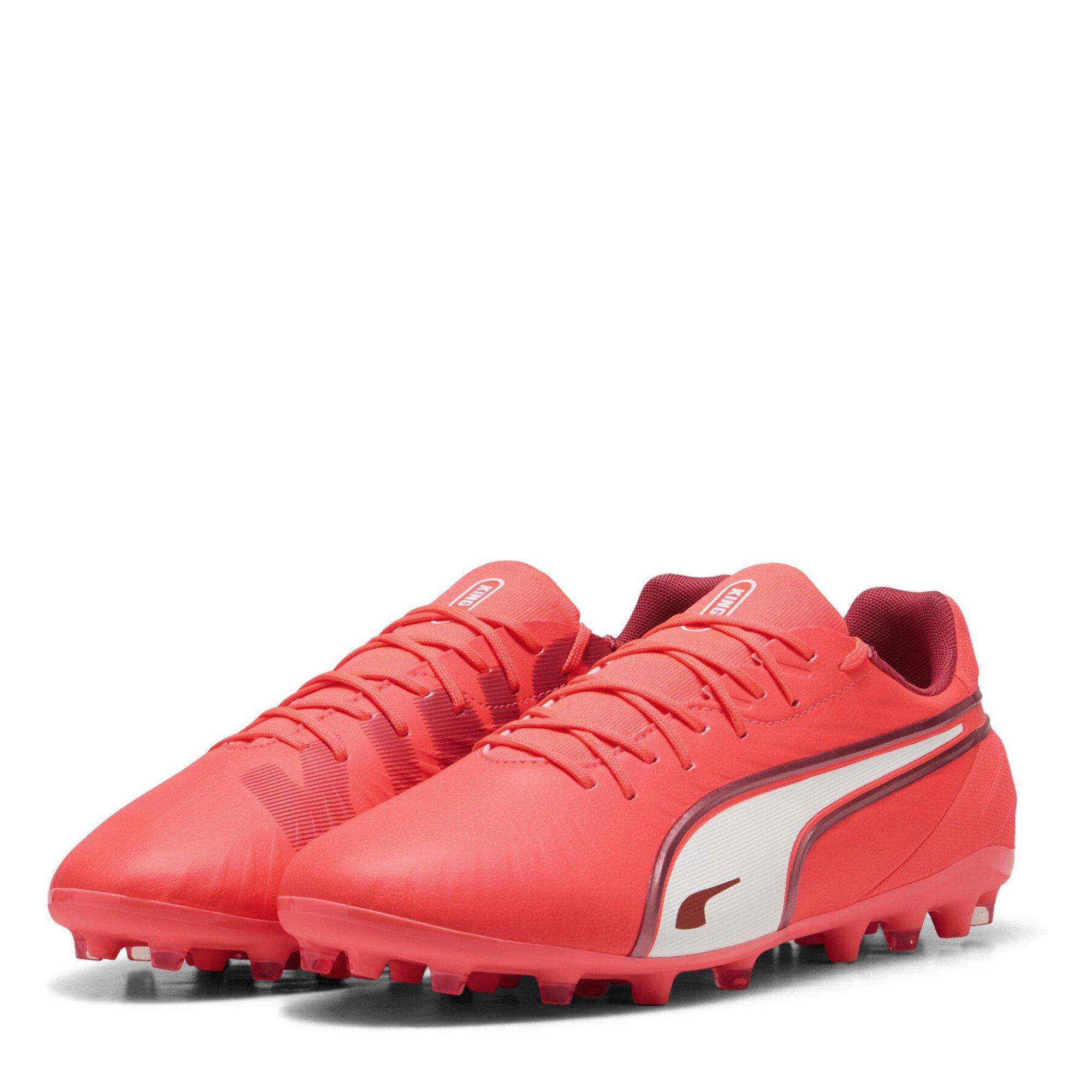Puma Men's King Match Mg Firm Ground Football Boots - Glowing Red-P - 8.5 (42.5)