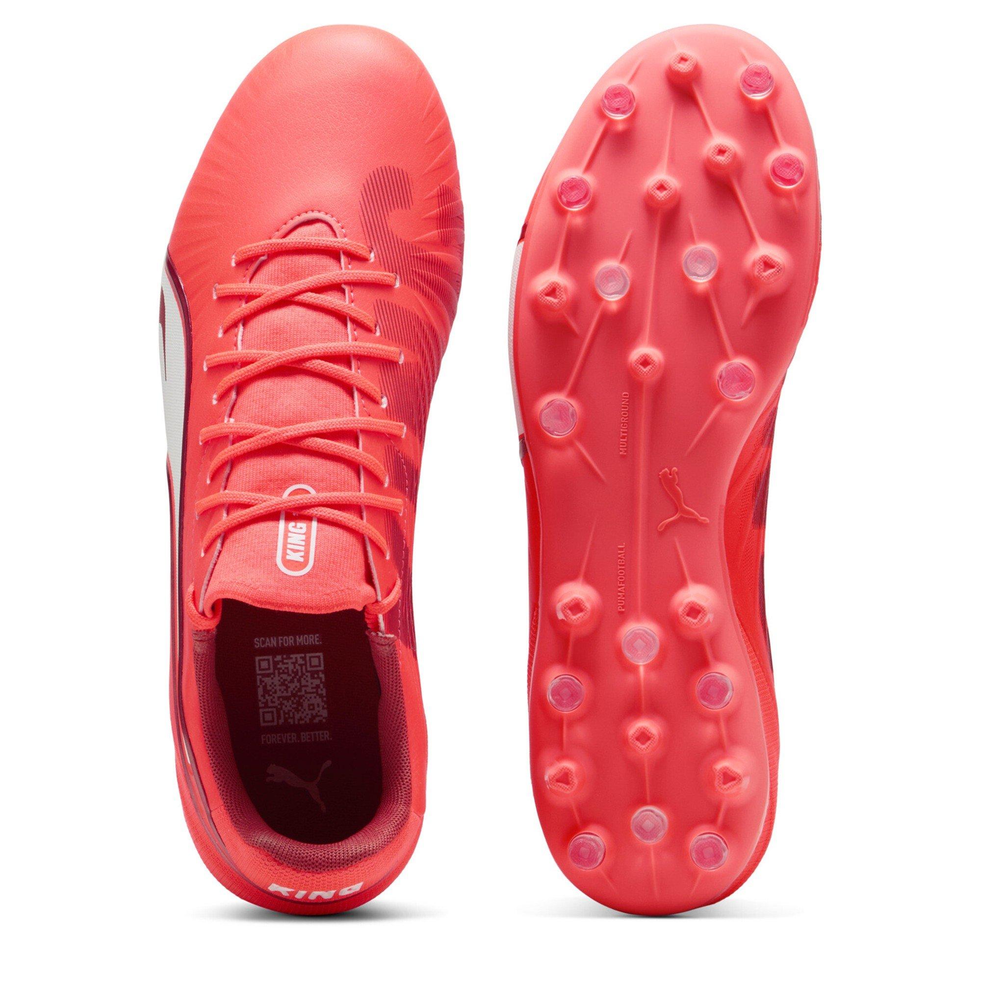 Glowing Red-P - Puma - Men's King Match Mg Firm Ground Football Boots - 3