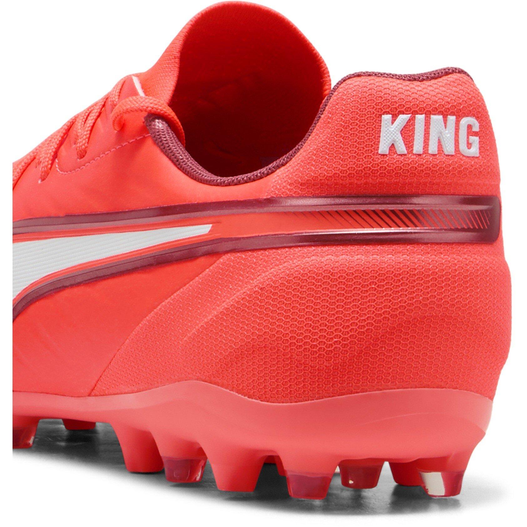 Glowing Red-P - Puma - Men's King Match Mg Firm Ground Football Boots - 5