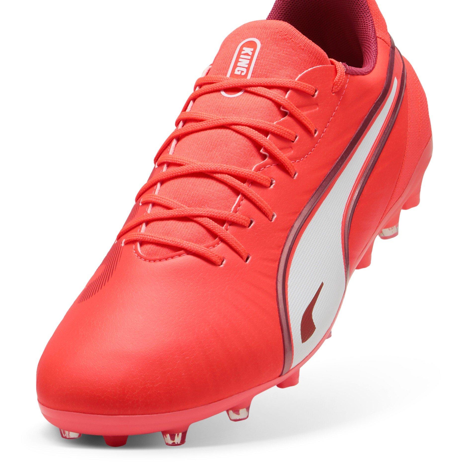 Glowing Red-P - Puma - Men's King Match Mg Firm Ground Football Boots - 6