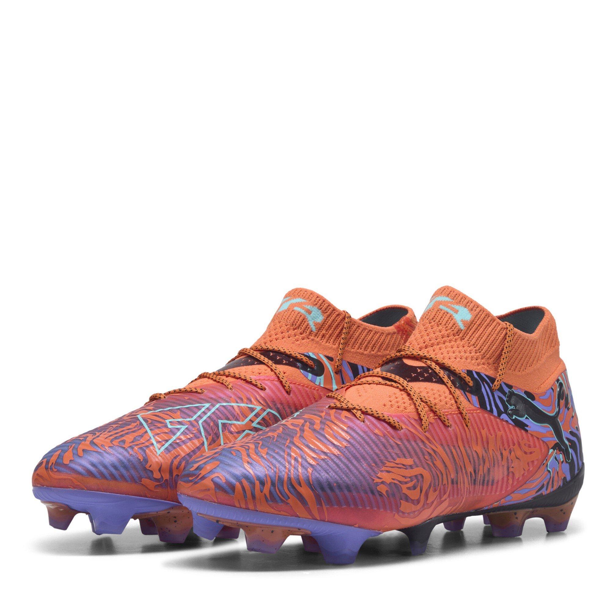 Orange/Black - Puma - Future 8 Ultimate Adults Firm Ground Football Boots - 1