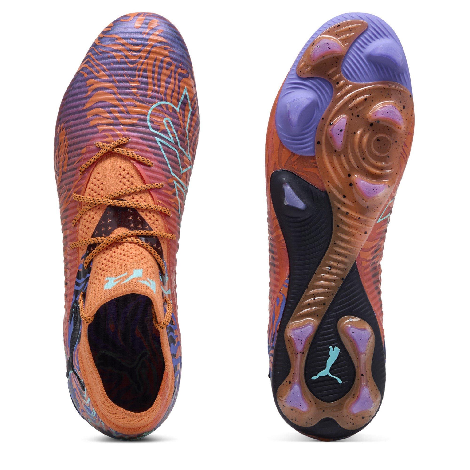 Orange/Schwarz - Puma - Future 8 Ultimate Adults Firm Ground Football Boots - 3