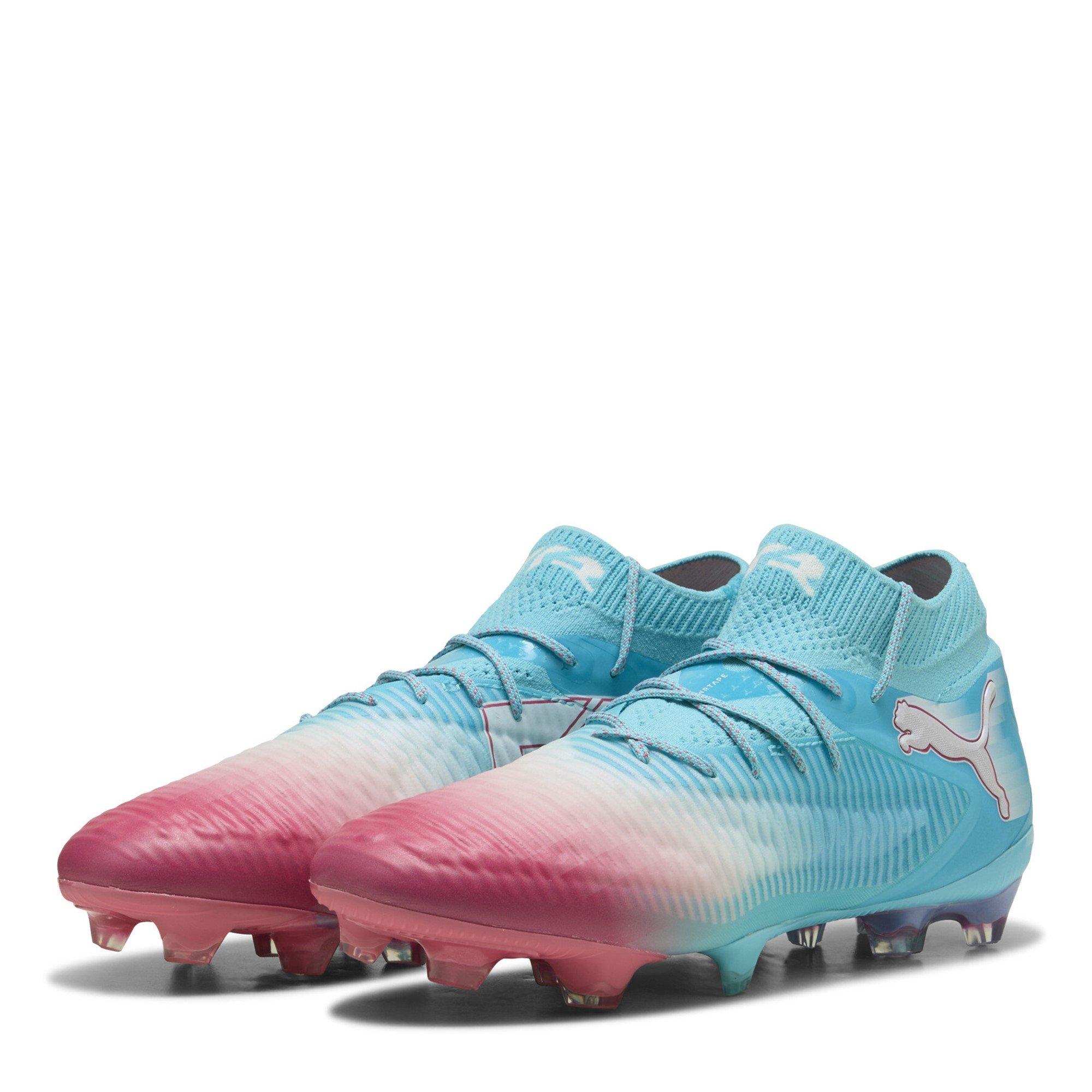 Puma Men's Future 8 Ultimate Adults Firm Ground Football Boots - Blue/White - 10.5 (45)