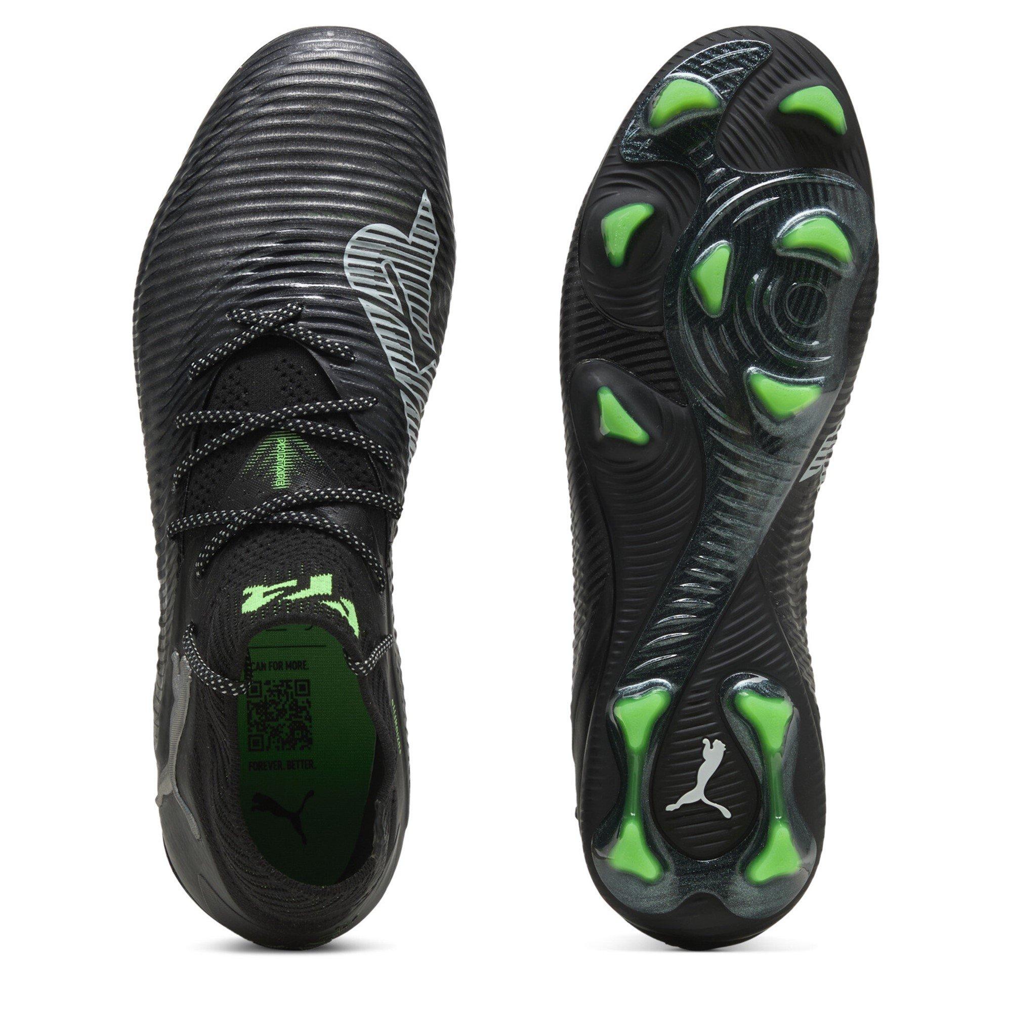 Black/Green - Puma - Future 8 Ultimate Adults Firm Ground Football Boots - 3