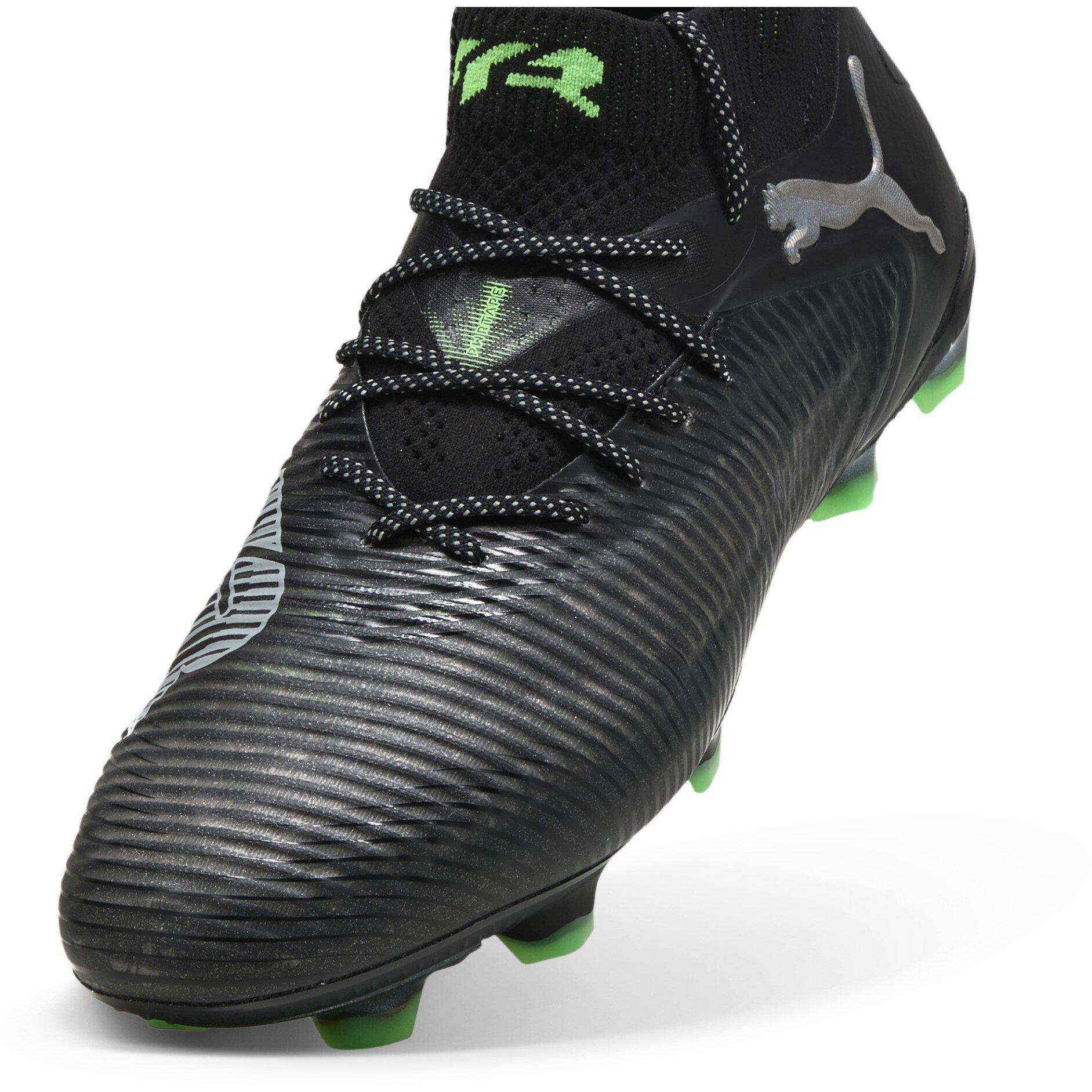 Black/Green - Puma - Future 8 Ultimate Adults Firm Ground Football Boots - 6