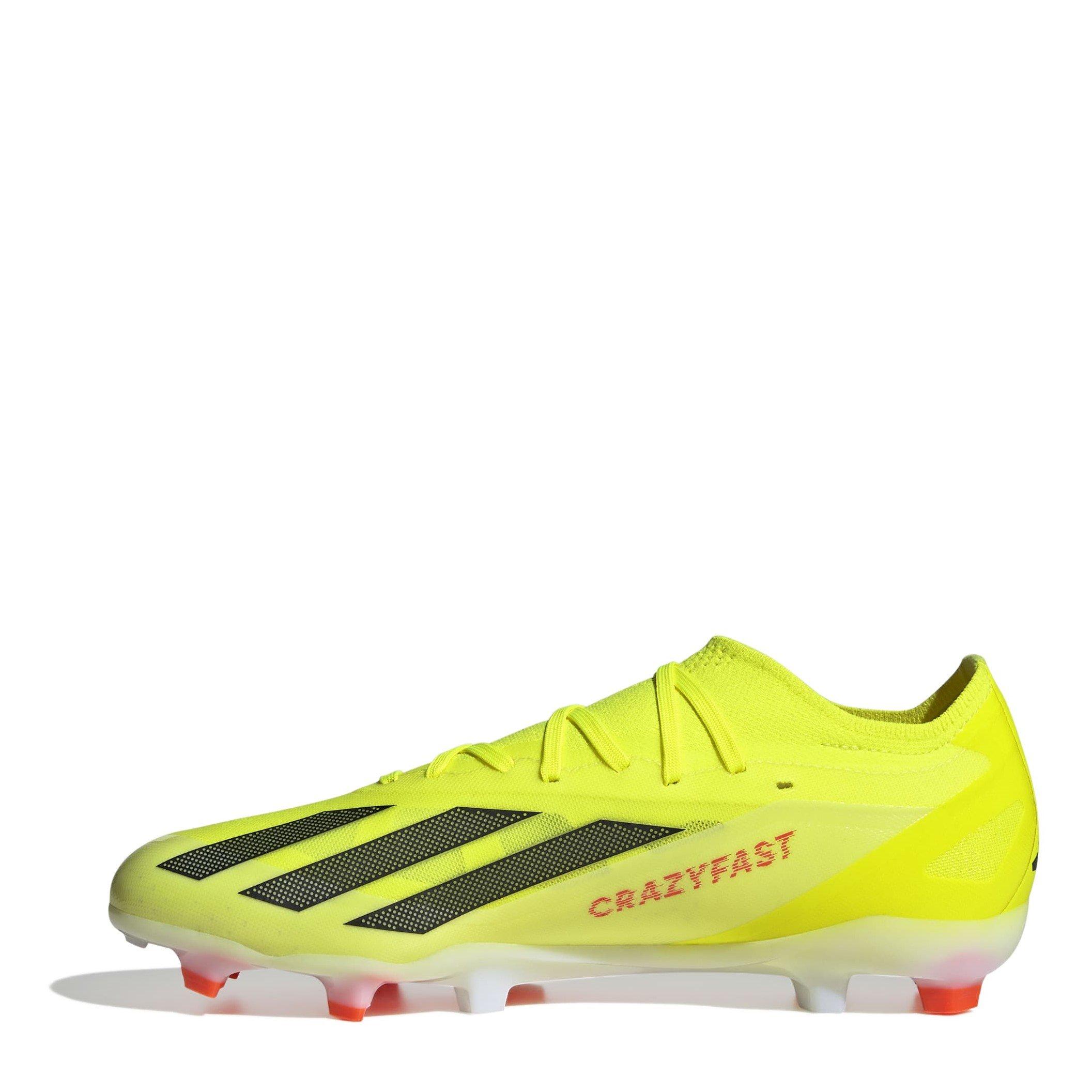 Tesoye/CBlk/Wht - adidas - X Crazyfast Pro Firm Ground Football Boots - 2