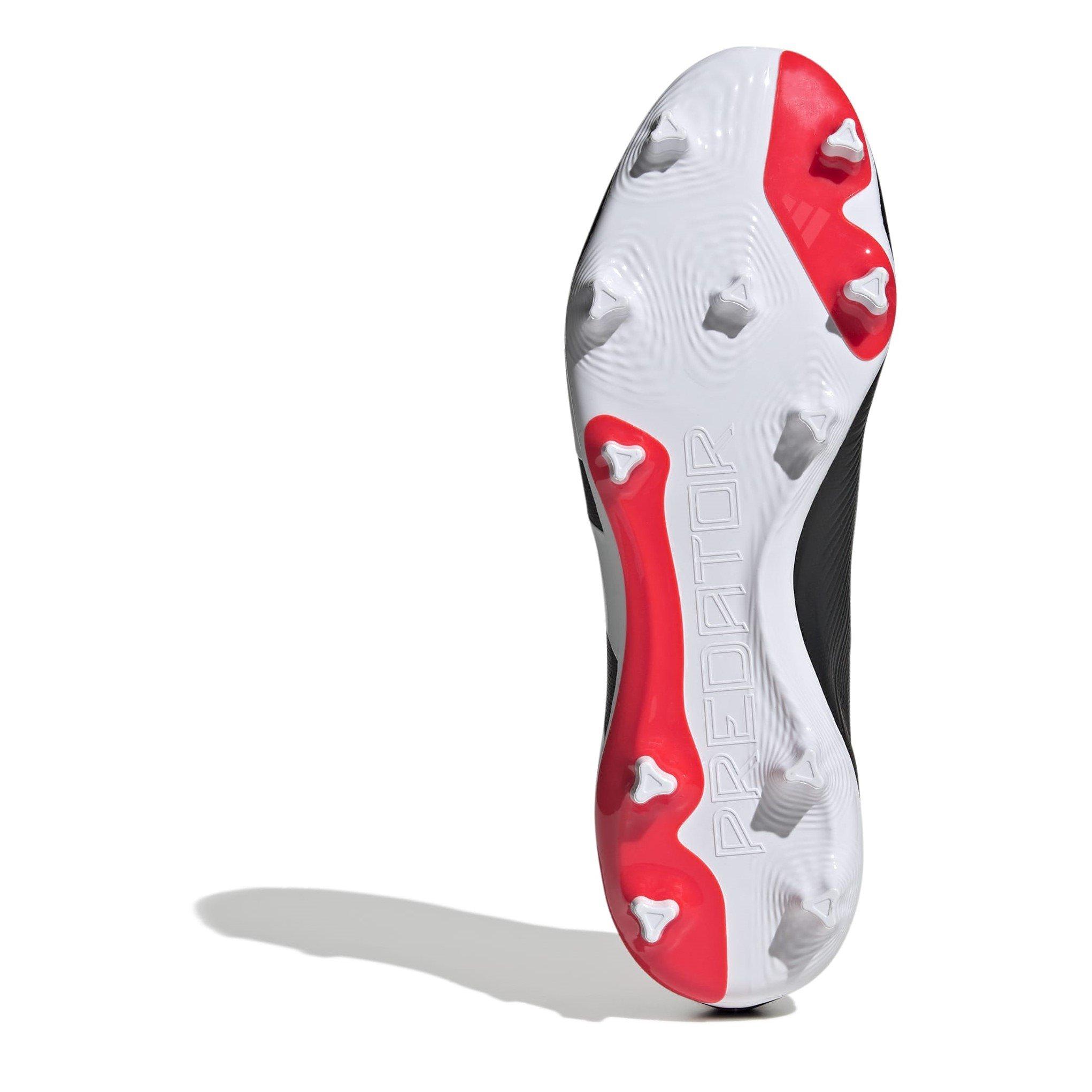 Blk/Wht/SolRed - adidas - Predator 24 League Firm Ground Football Boots - 6