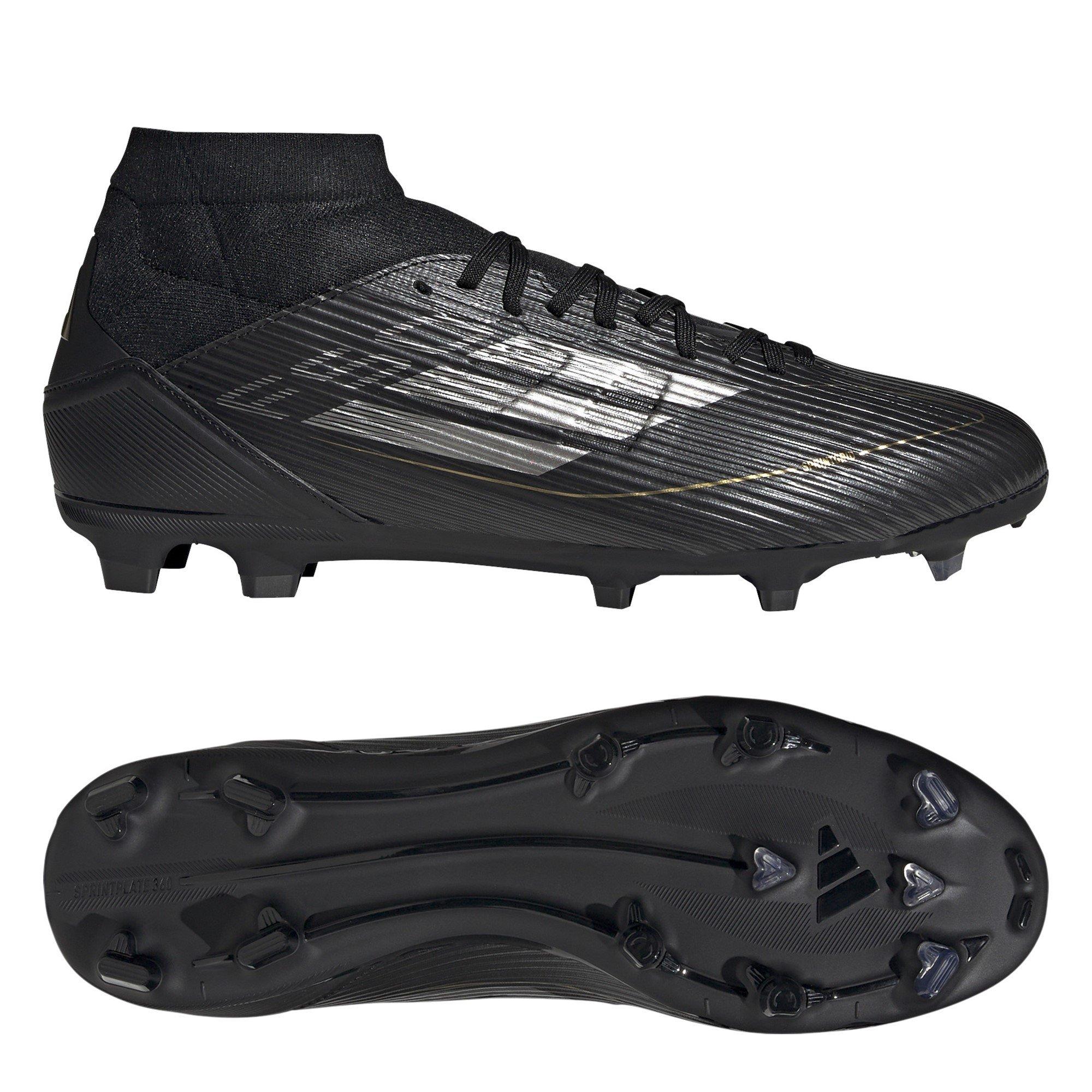 Zwart/Zilver - adidas - F50 League Firm Ground Football Boots - 9